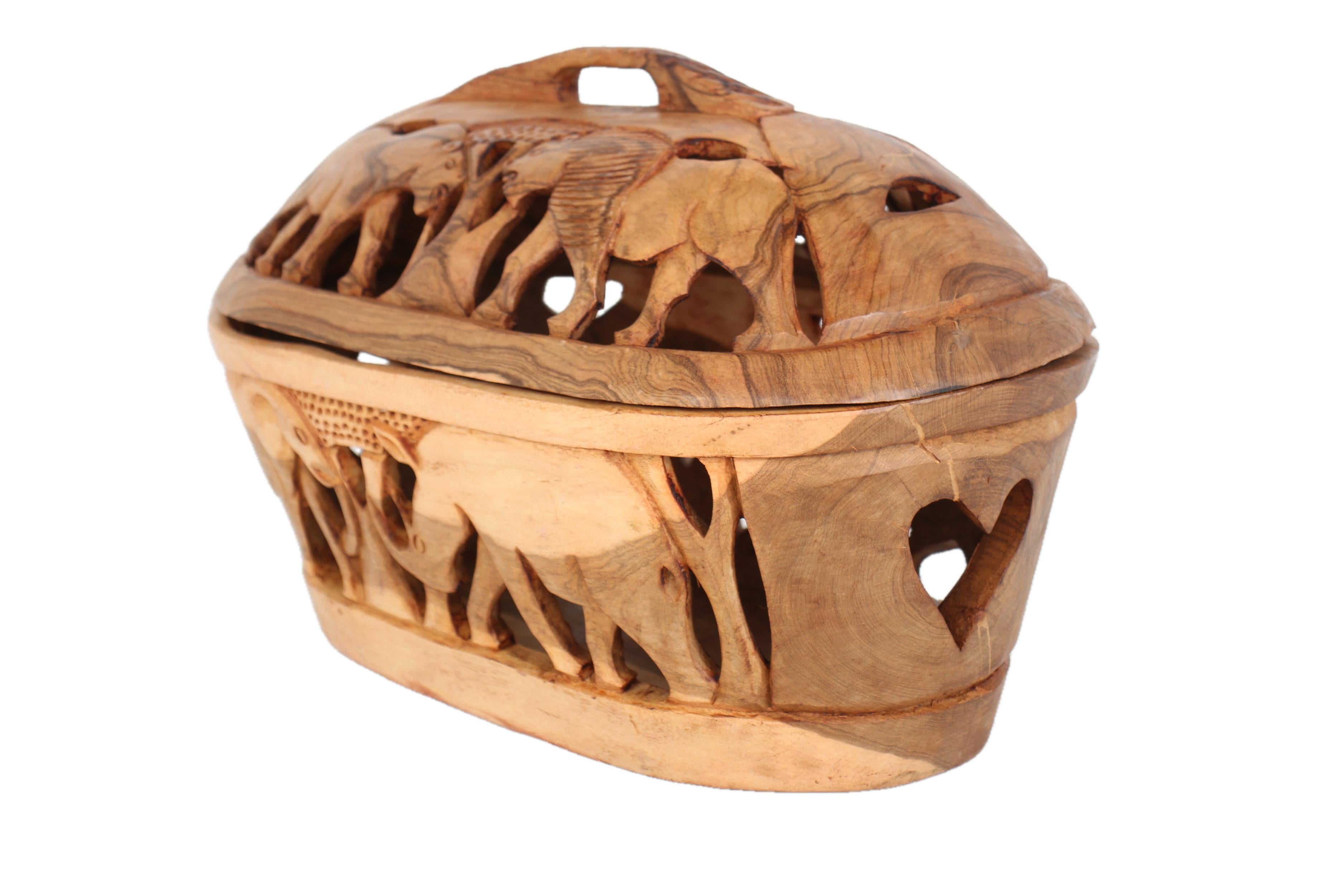 Ndebele/Matabele Tribe Motopo Basket ~11.4" Tall - New 2025 - Wooden and Basket Artifacts