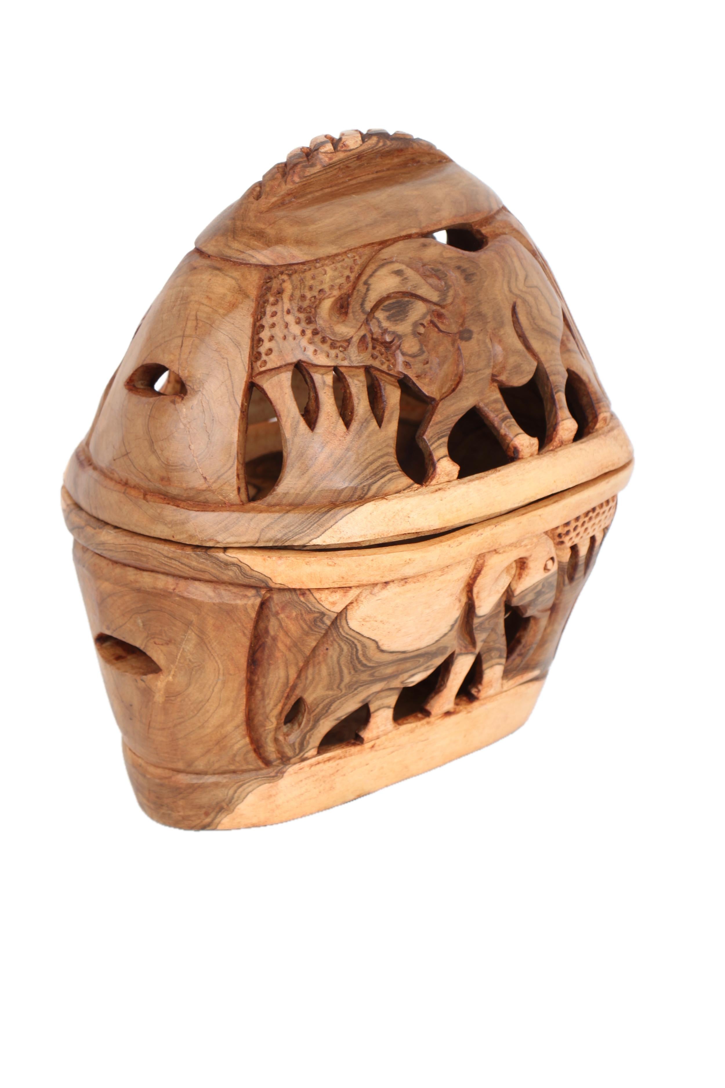 Ndebele/Matabele Tribe Motopo Basket ~11.8" Tall - New 2025 - Wooden and Basket Artifacts