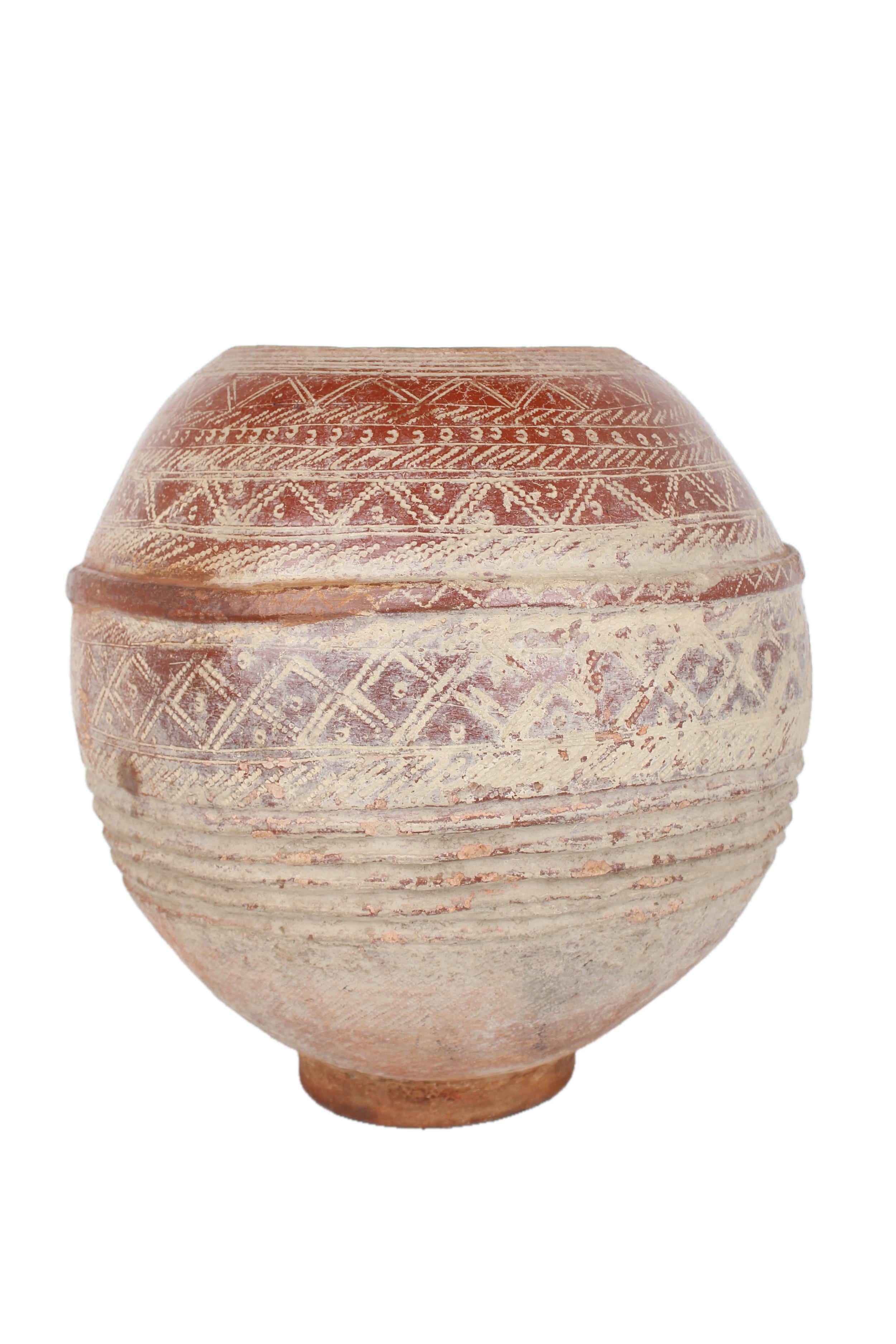 Igbo/Ibo Tribe Terracotta Antique Pot ~16.5" Tall - New 2025