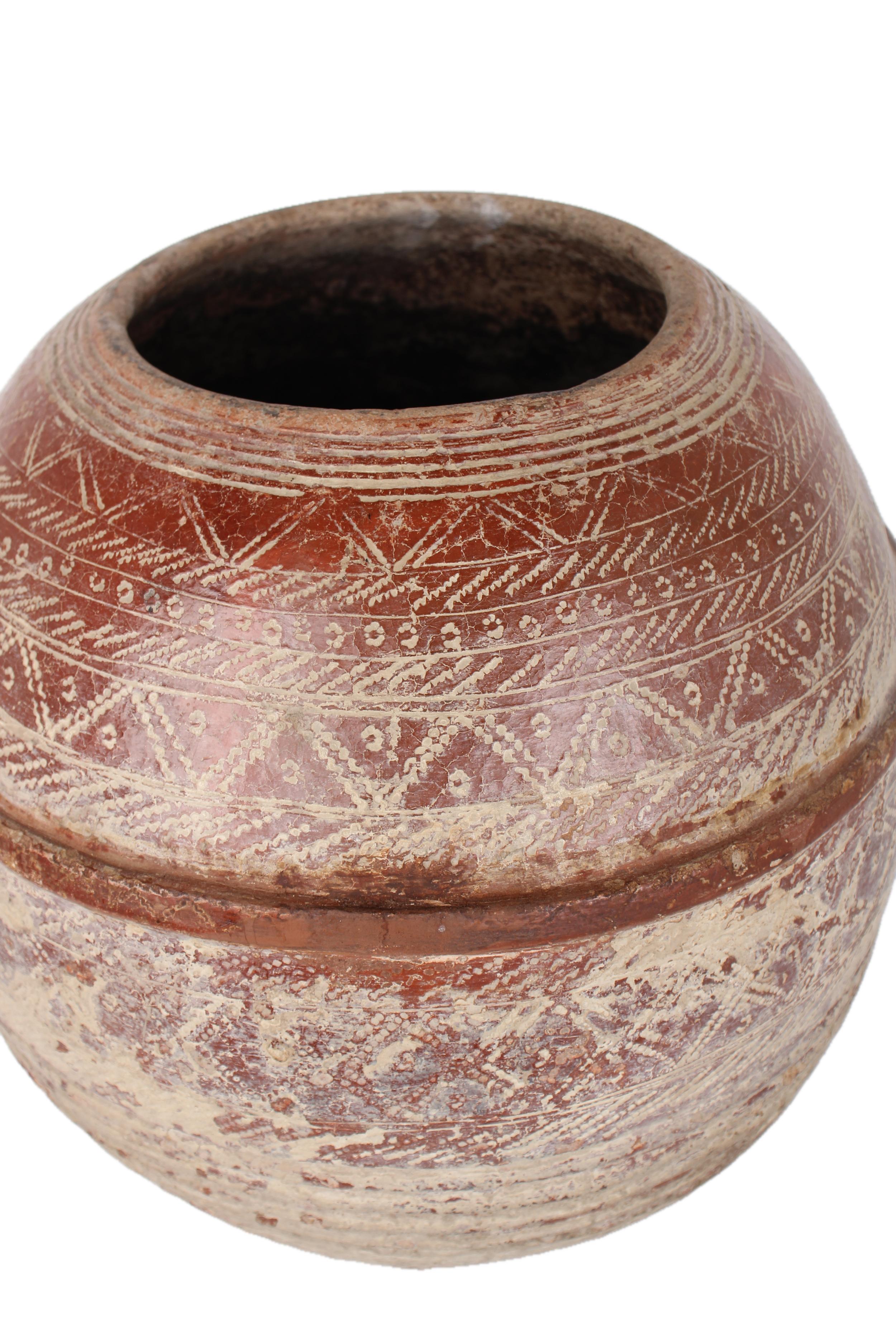 Igbo/Ibo Tribe Terracotta Antique Pot ~16.5" Tall - New 2025 - West African Artifacts