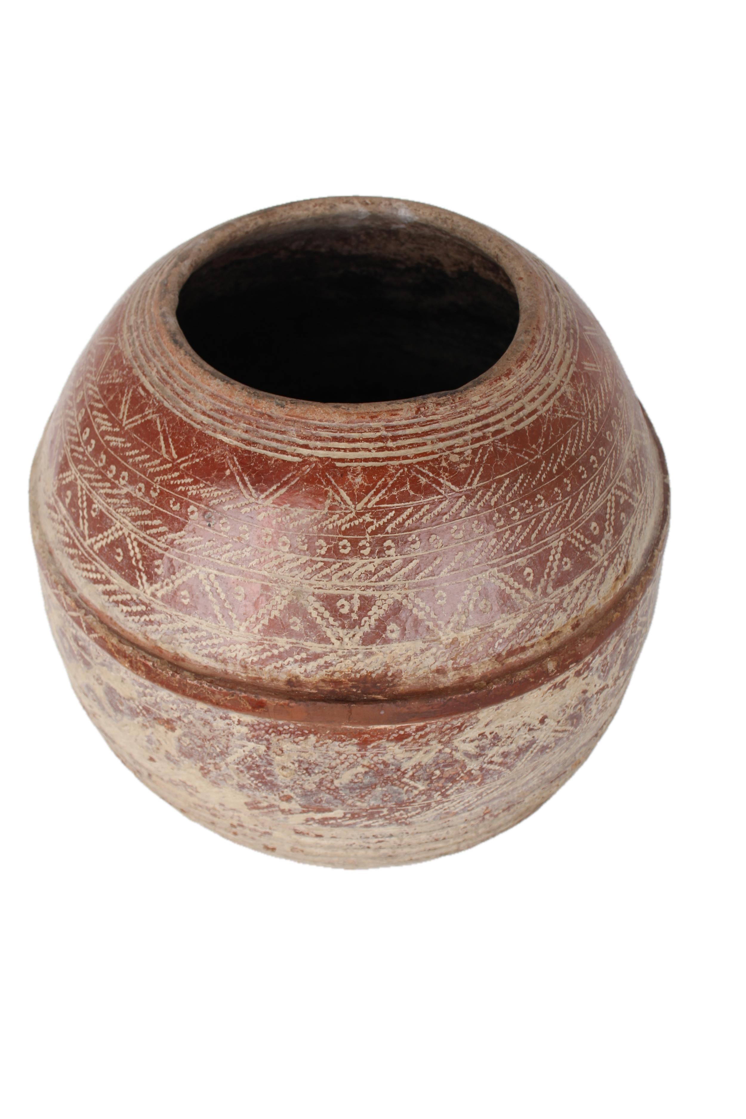 Igbo/Ibo Tribe Terracotta Antique Pot ~16.5" Tall - New 2025 - West African Artifacts