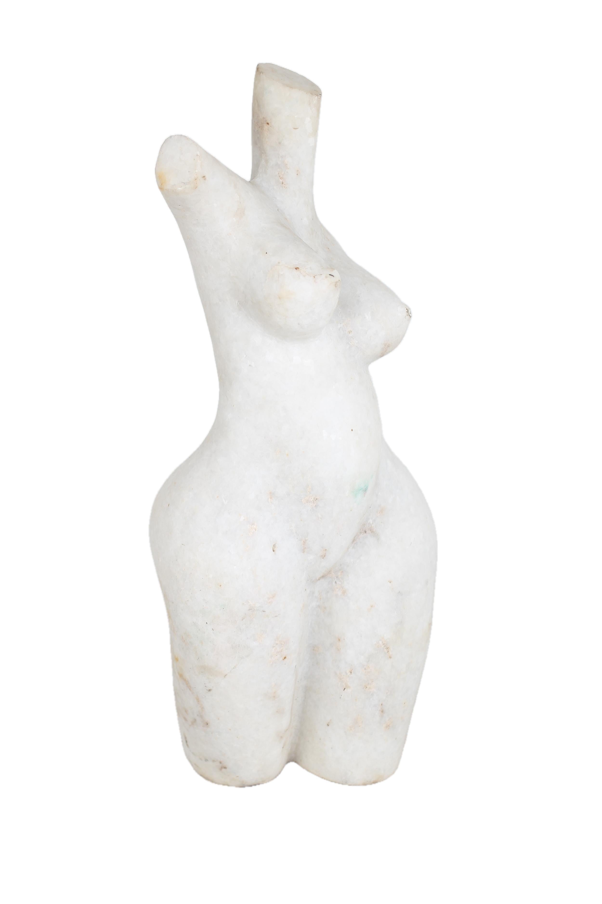 Shona Tribe Dolomite Stone Female Torsos ~14.6" Tall - New 2025 - Shona Stone