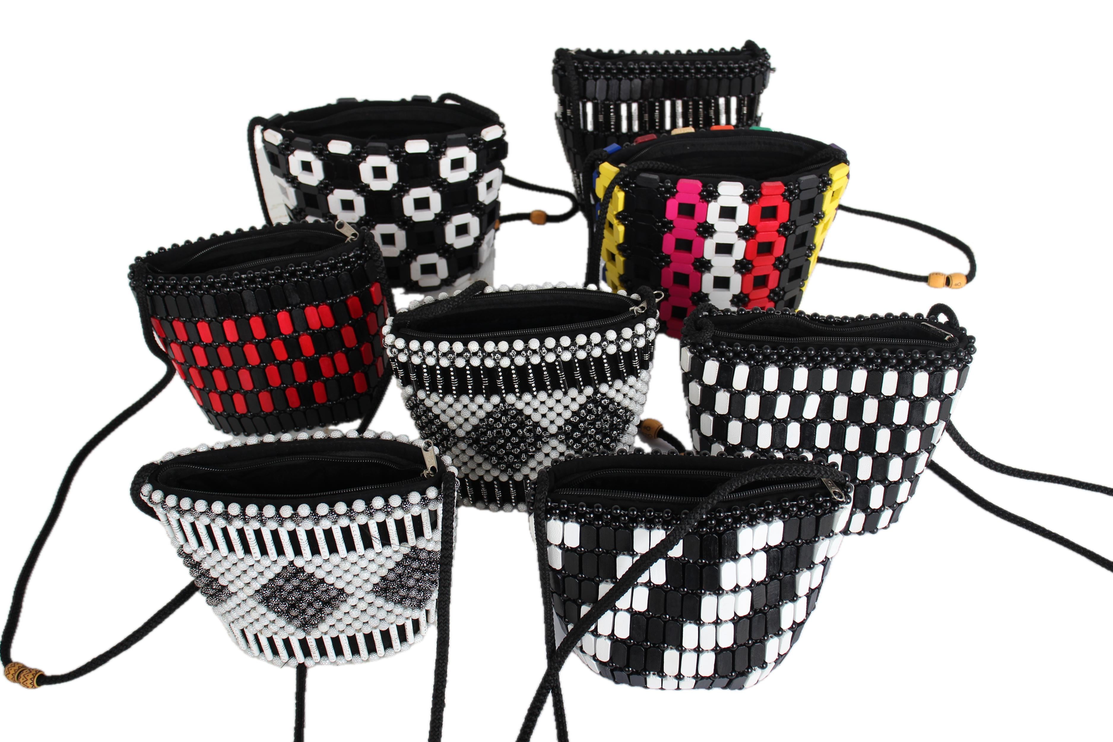 Kikuyu Tribe Beaded Bags ~6.3" Tall - New 2025