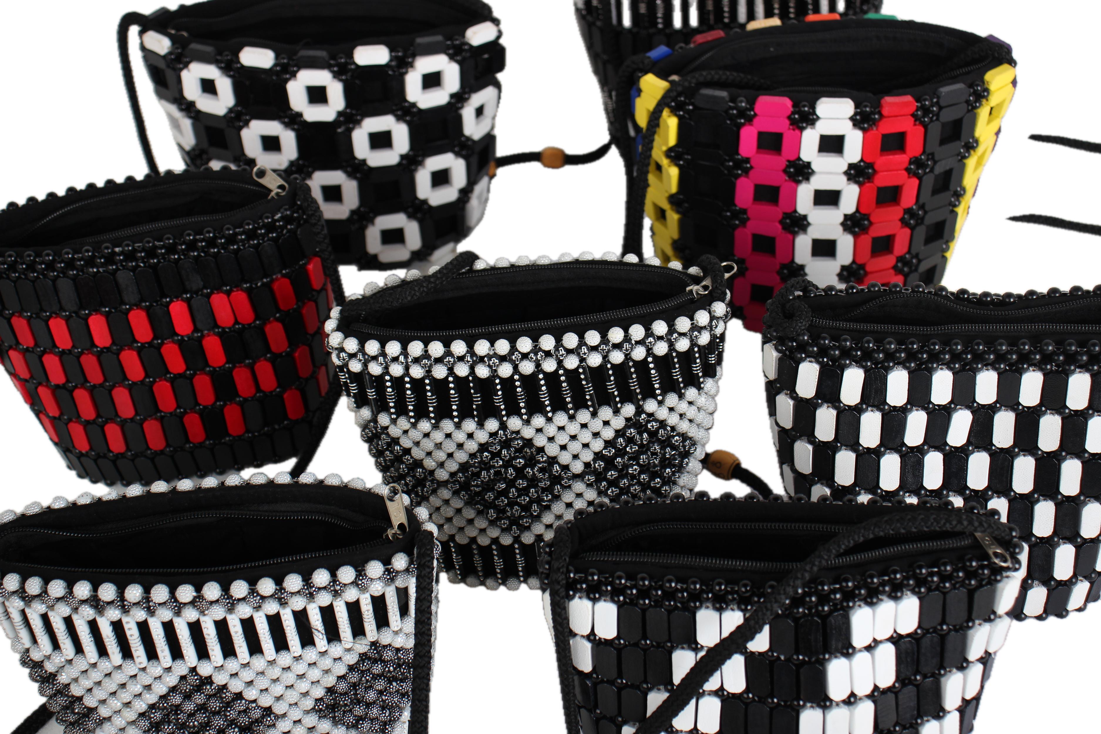 Kikuyu Tribe Beaded Bags ~6.3" Tall - New 2025