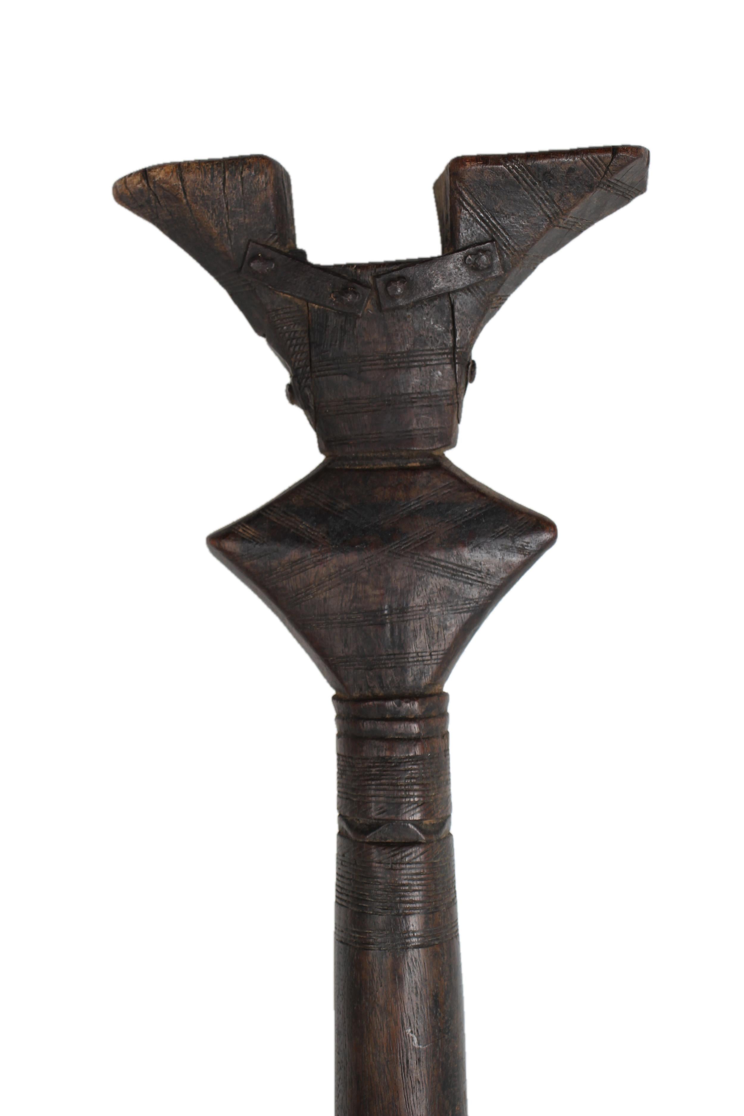 Tuareg Tribe Walking Stick ~46.1" Tall - New 2025