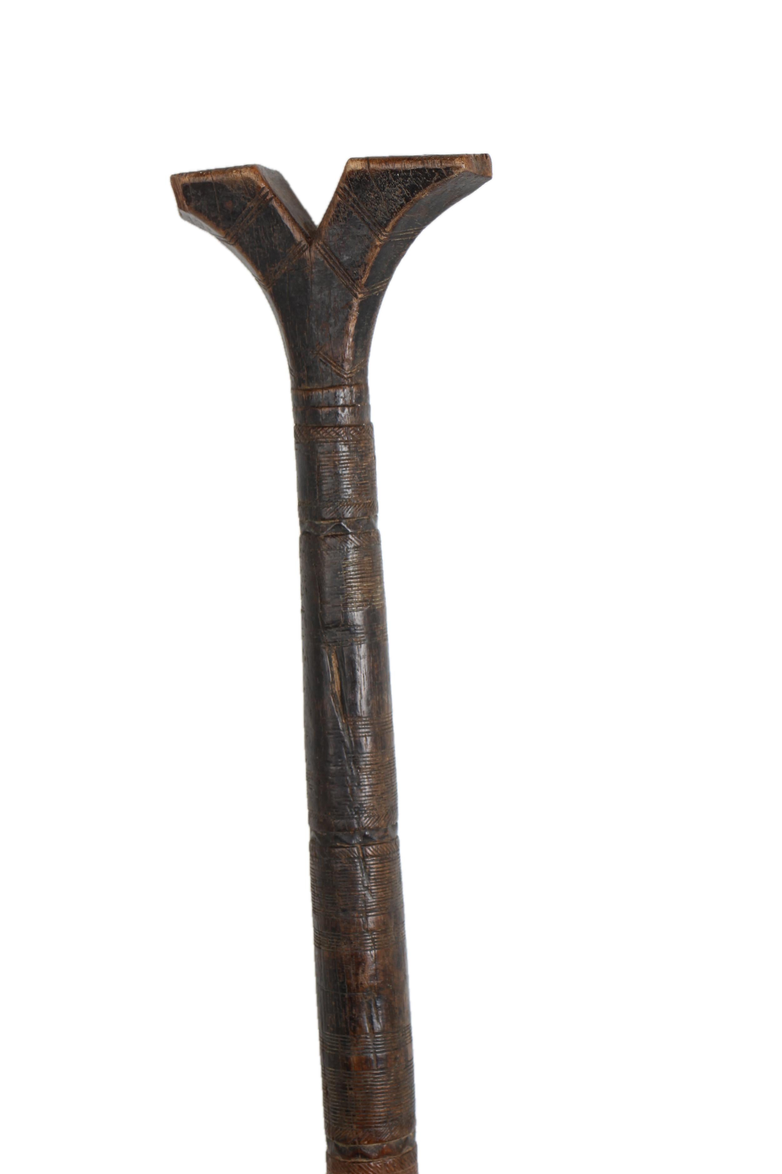 Tuareg Tribe Walking Stick ~42.1" Tall - New 2025
