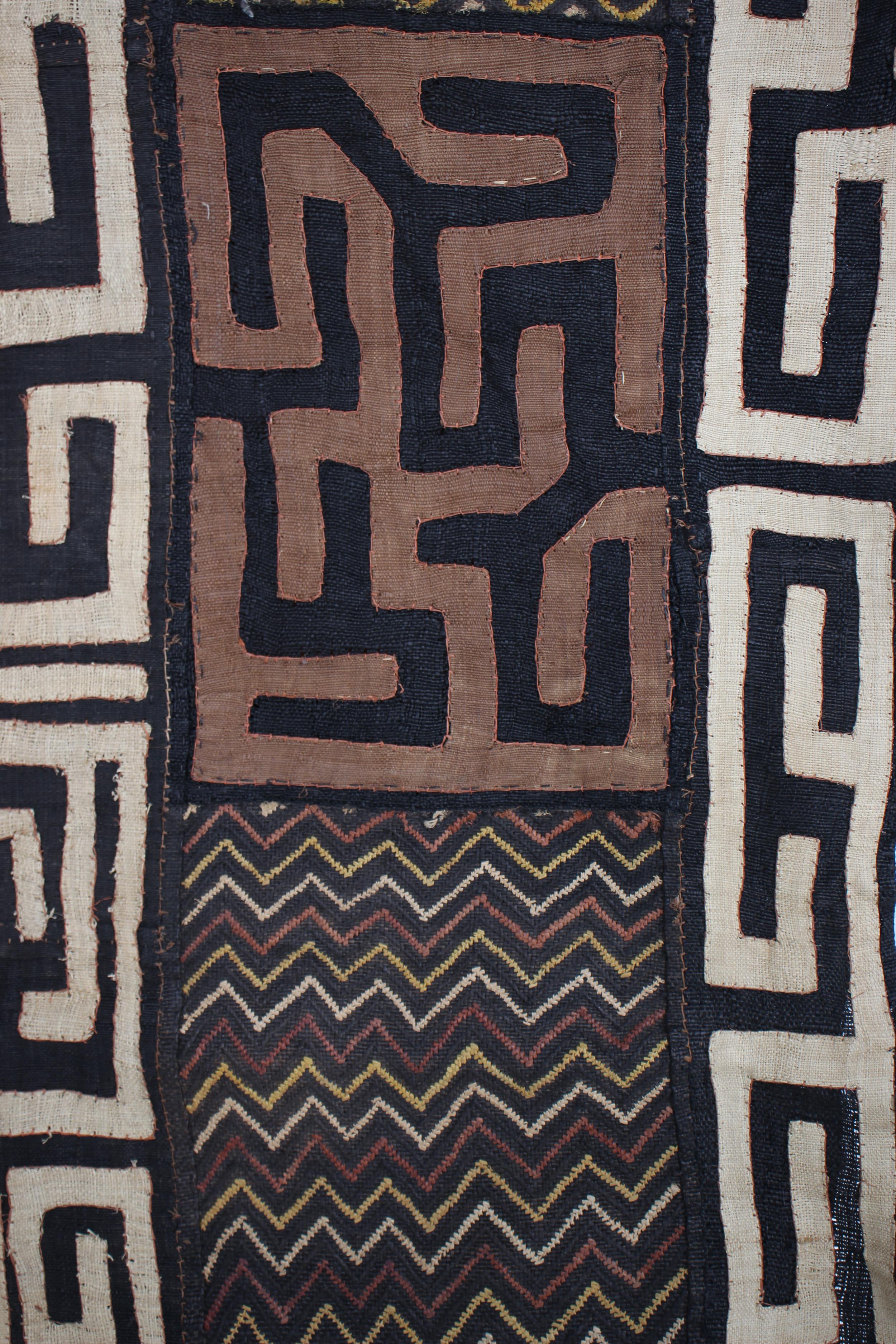 Kuba/Bakuba Tribe African Fabric ~157.5" Tall - New 2025 - African Fabric