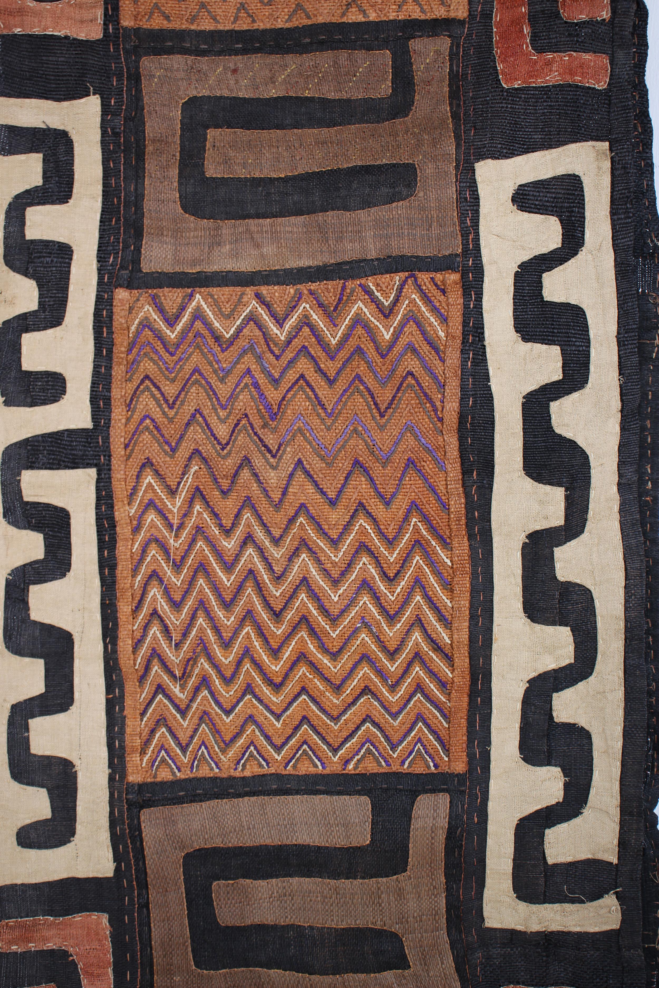 Kuba/Bakuba Tribe African Fabric ~157.5" Tall - New 2025 - African Fabric