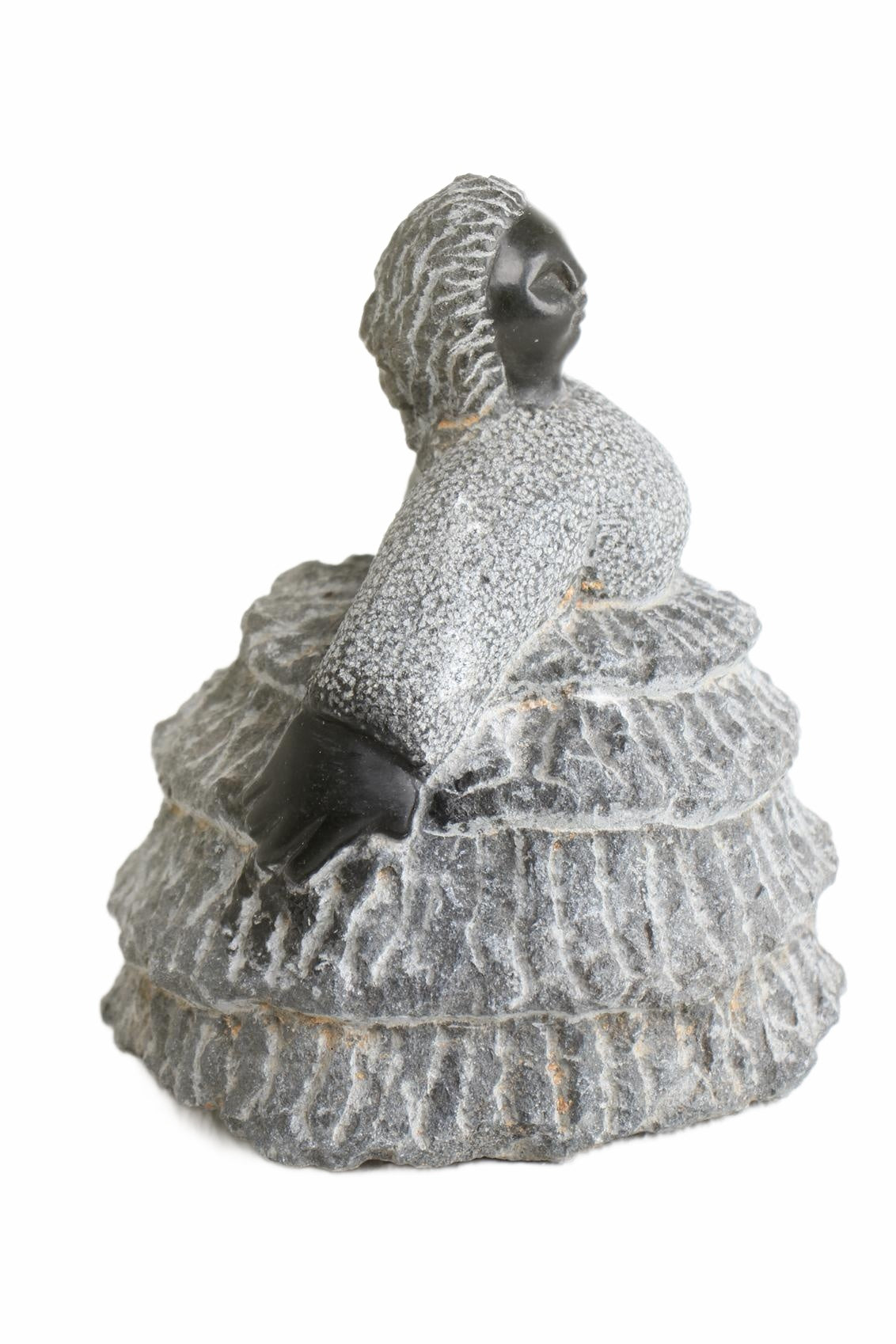 Shona Tribe Springstone Fat Mamas ~9.1" Tall (New 2026) - Sculpture & Statuary