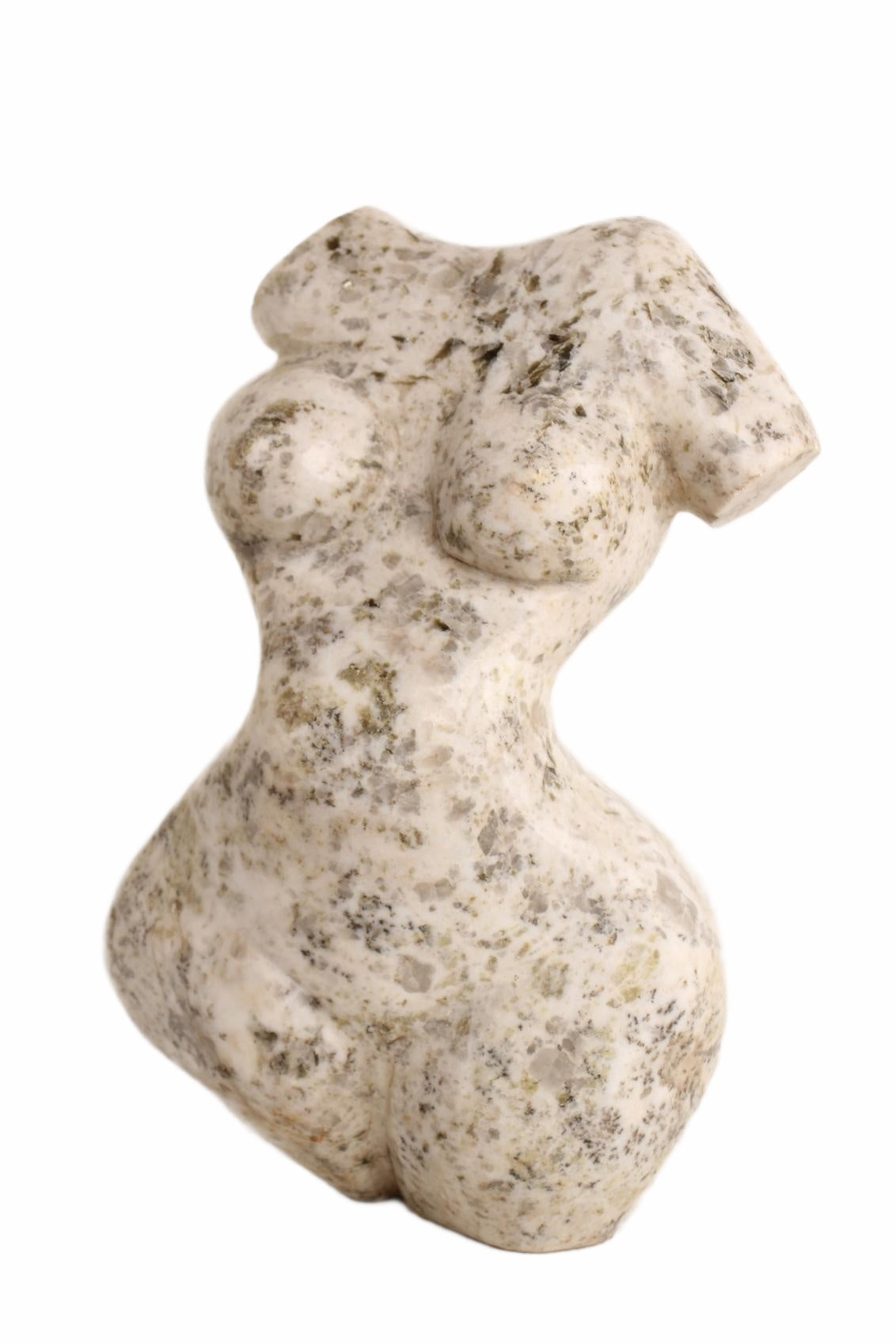 Shona Tribe Dolomite Female Torsos ~11.8" Tall (New 2026) - Sculpture & Statuary