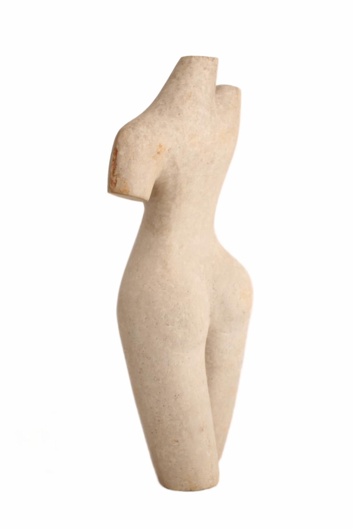 Shona Tribe Dolomite Female Torsos ~16.9" Tall (New 2026) - Sculpture & Statuary