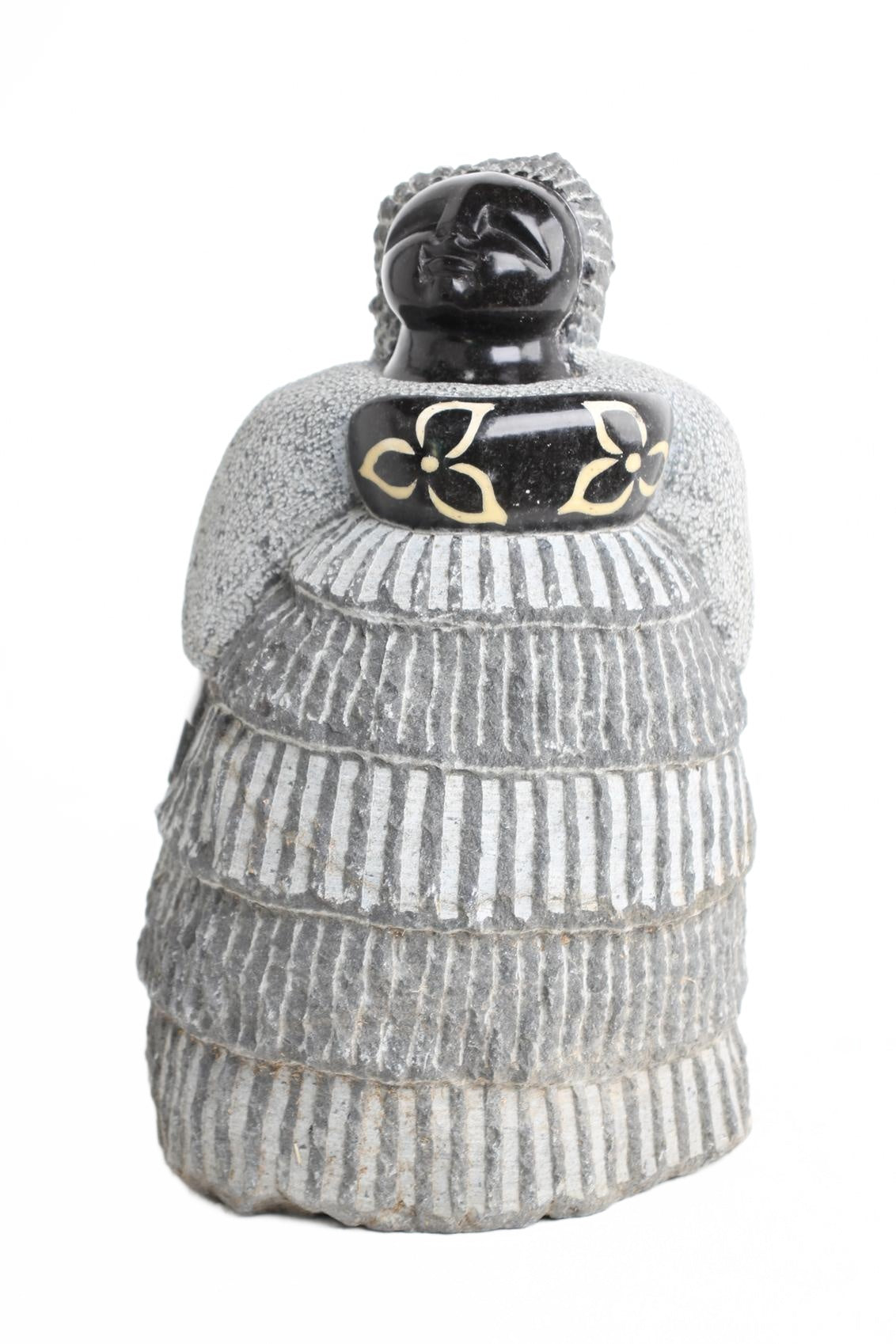Shona Tribe Springstone Fat Mamas ~13.8" Tall (New 2026) - Sculpture & Statuary