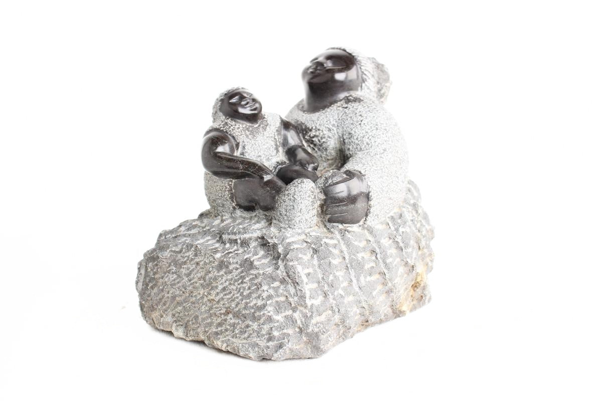 Shona Tribe Springstone Fat Mamas ~11.8" Tall (New 2026) - Sculpture & Statuary