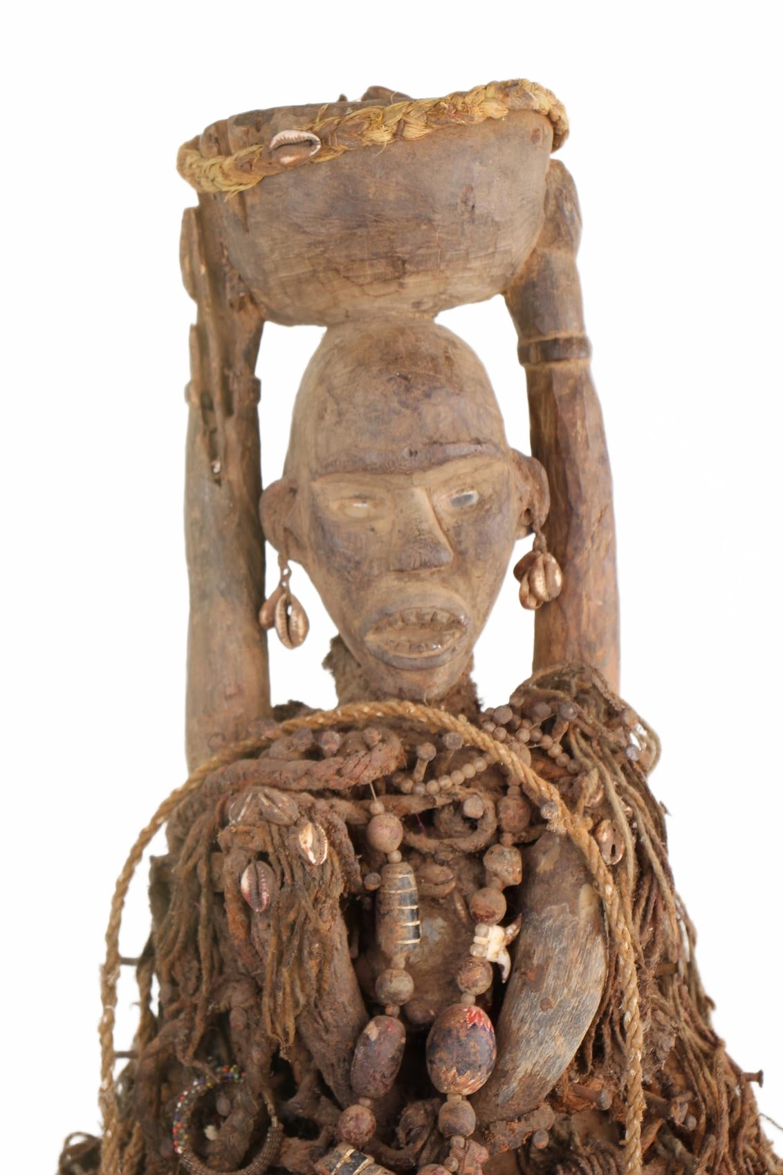 Basongye/Songye Tribe Fetish Statue ~28.3" Tall (New 2026) - Sculpture & Statuary