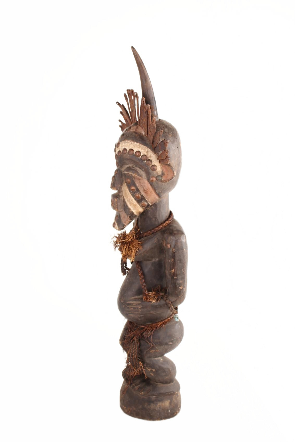 Basongye/Songye Tribe Fetish Statue ~36.2" Tall (New 2026) - Sculpture & Statuary