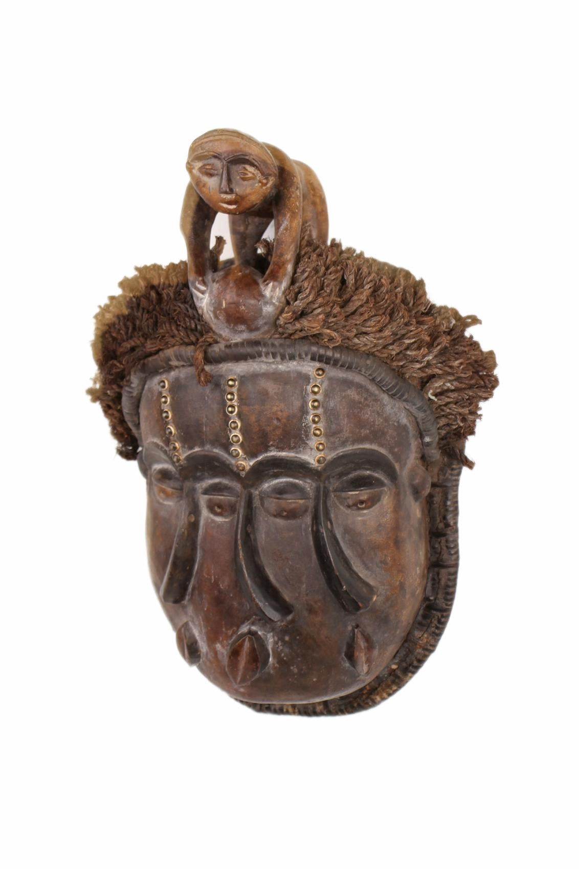 Fang Tribe Mask ~27.6" Tall (New 2026) - Sculpture & Statuary