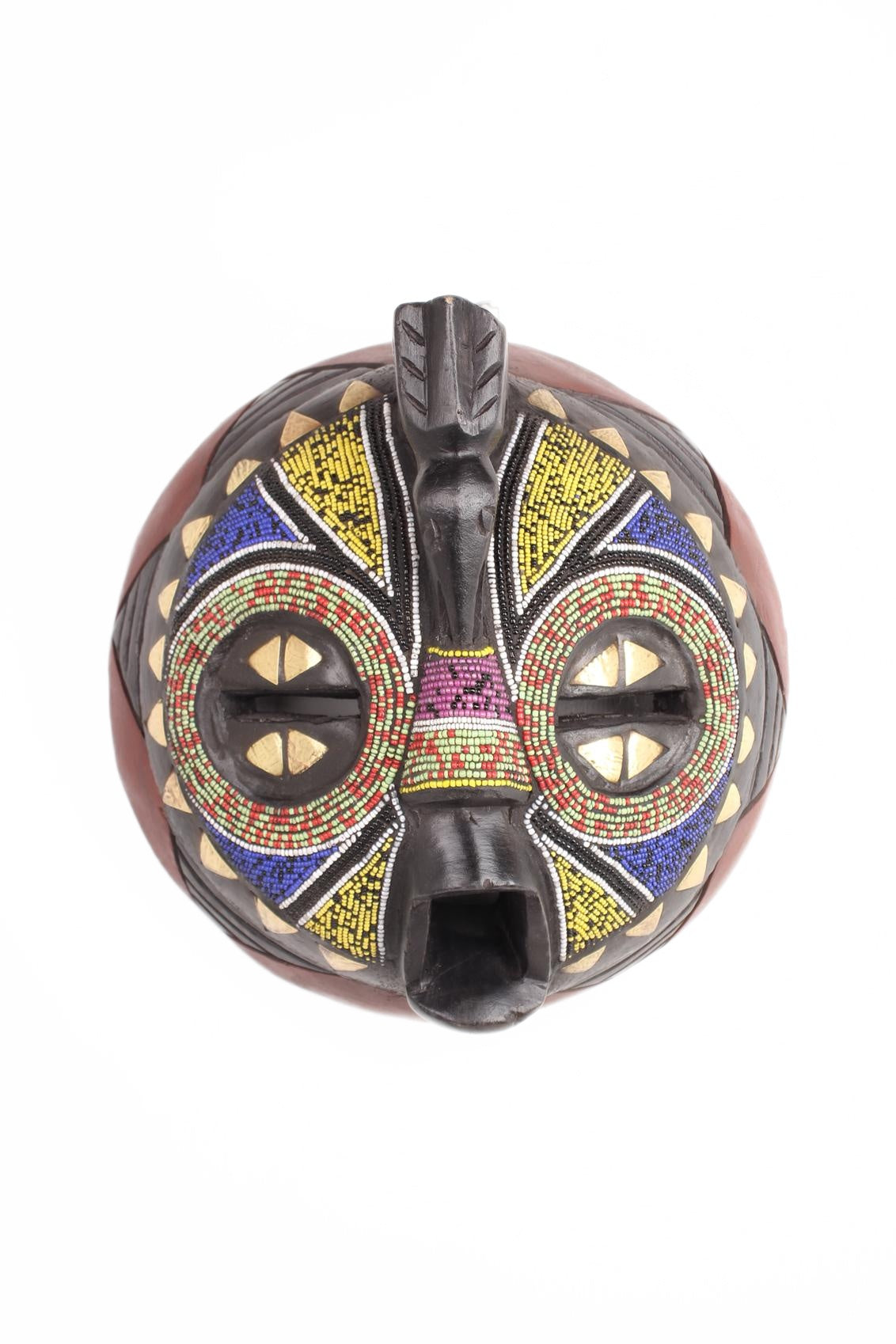 Ashanti Tribe Mask ~13.8" Tall (New 2026) - Masks