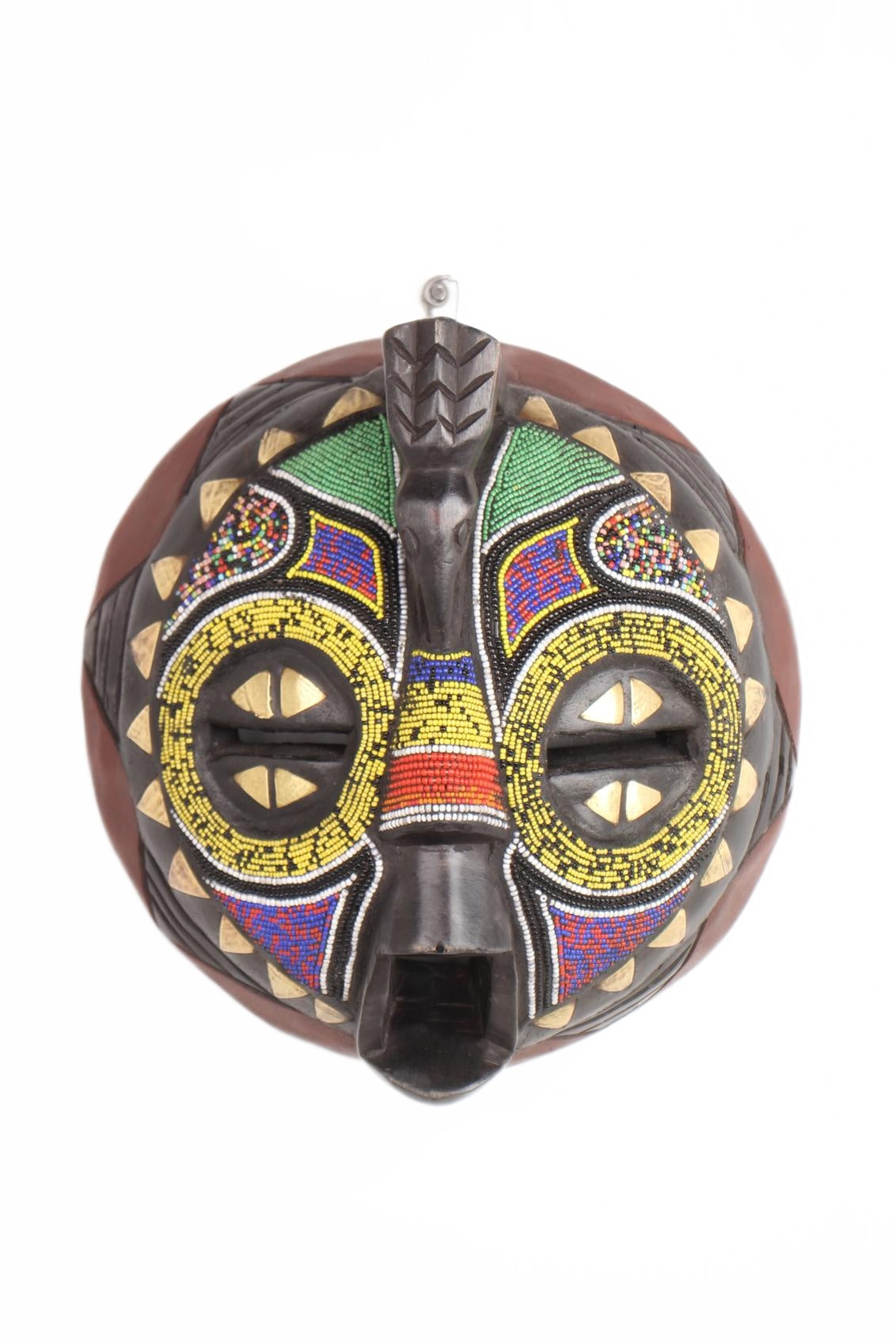 Ashanti Tribe Mask ~13.8" Tall (New 2026) - Masks