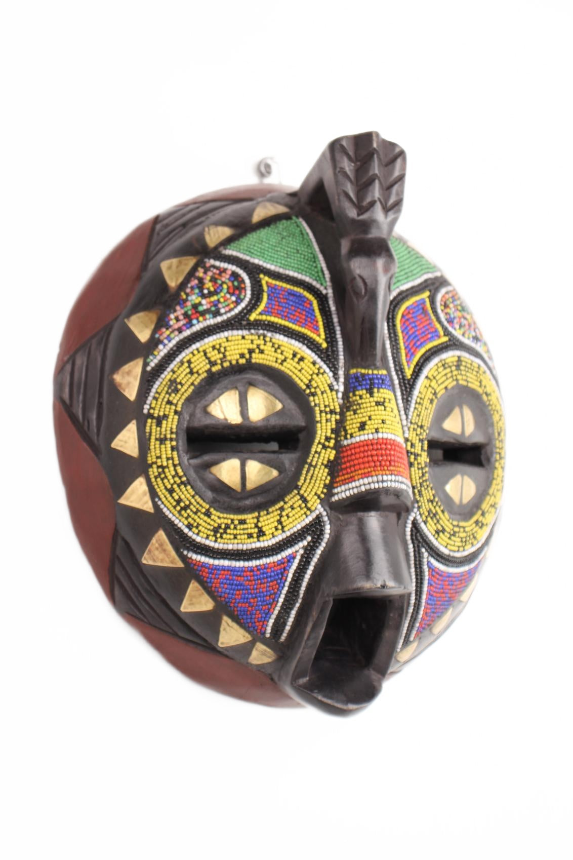 Ashanti Tribe Mask ~13.8" Tall (New 2026) - Masks