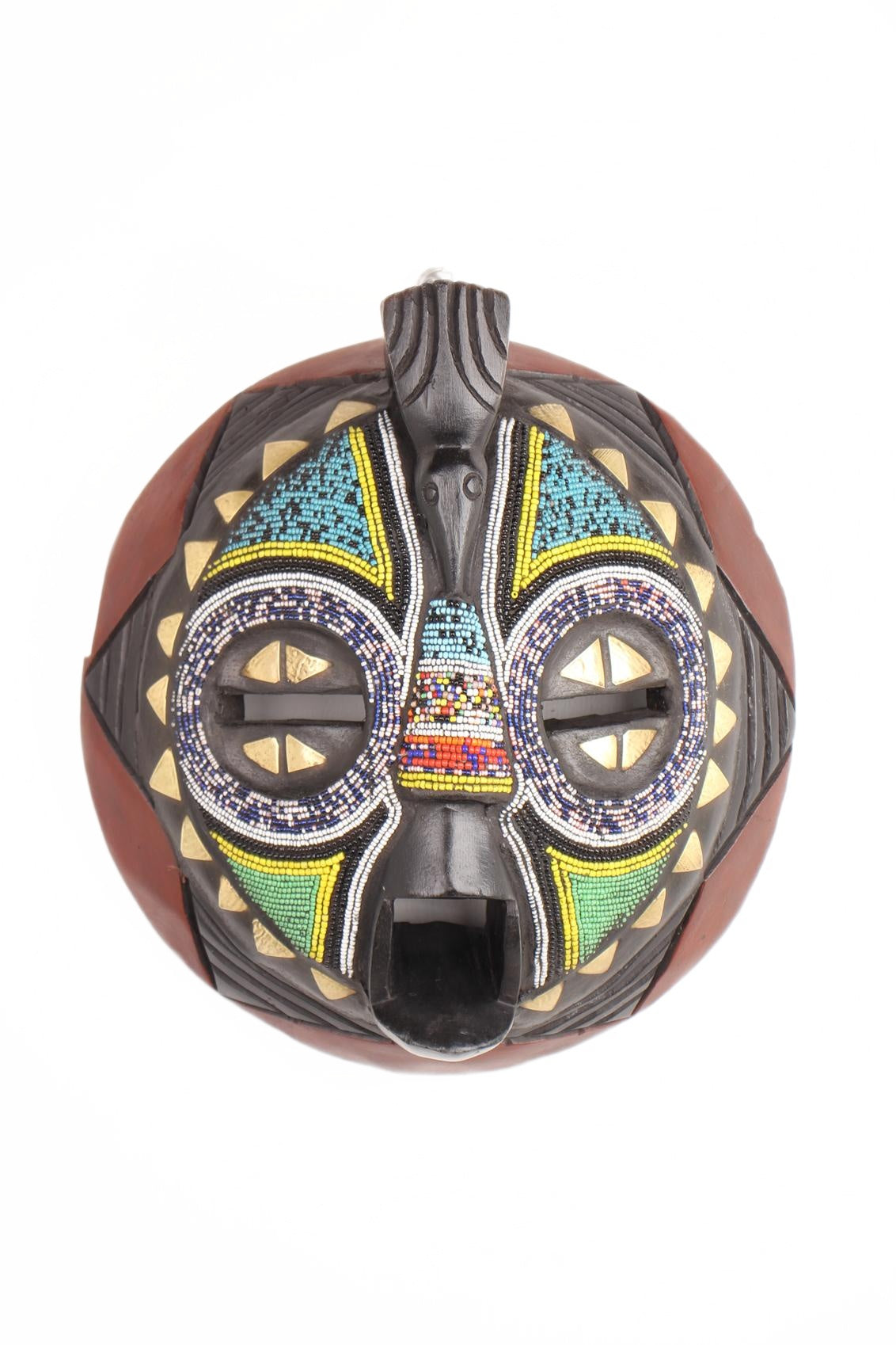 Ashanti Tribe Mask ~13.8" Tall (New 2026) - Masks