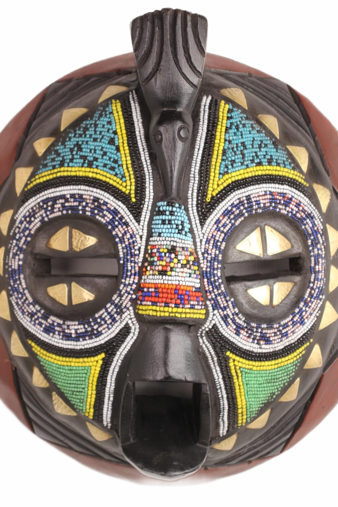 Ashanti Tribe Mask ~13.8" Tall (New 2026) - Masks