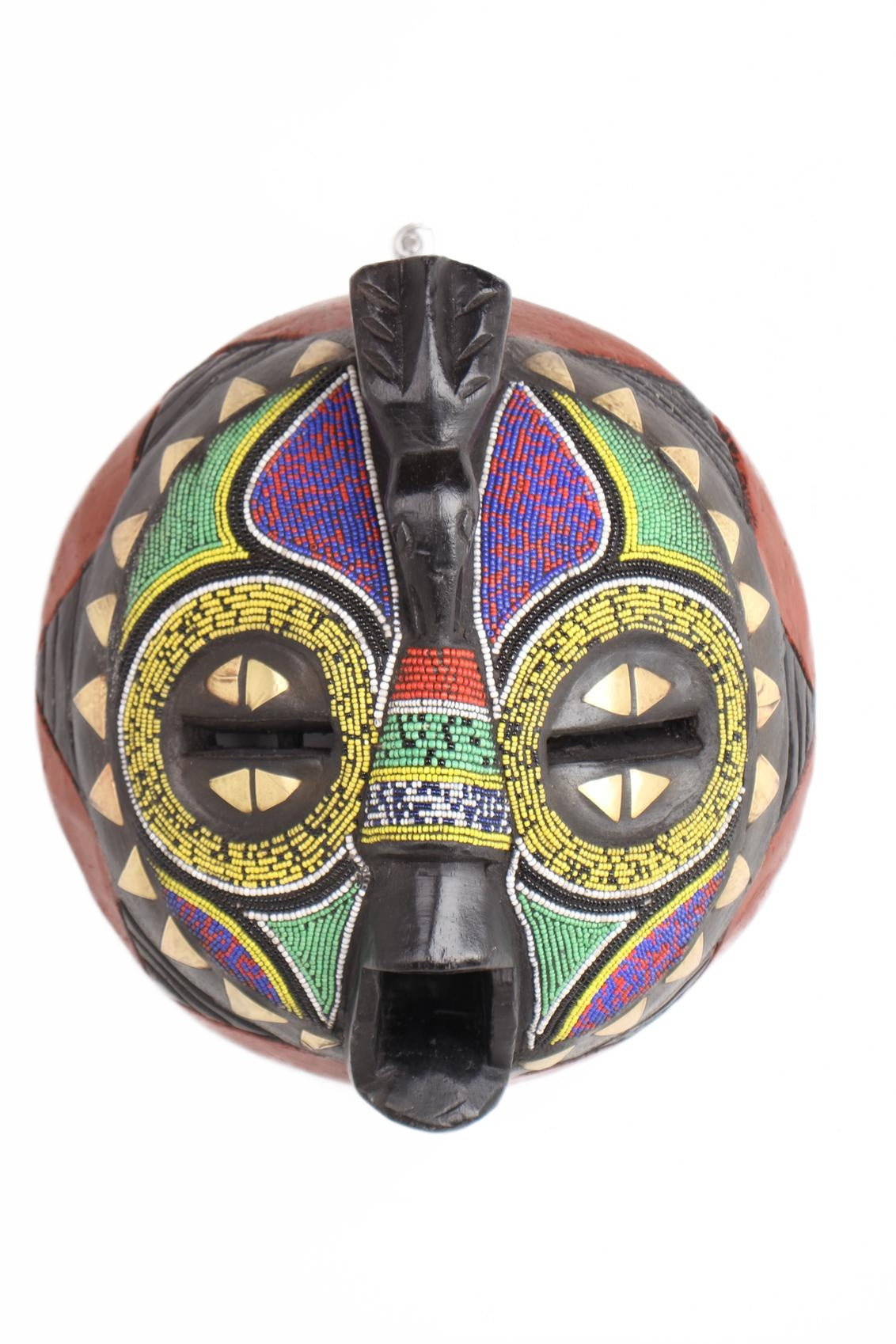 Ashanti Tribe Mask ~13.8" Tall (New 2026) - Masks