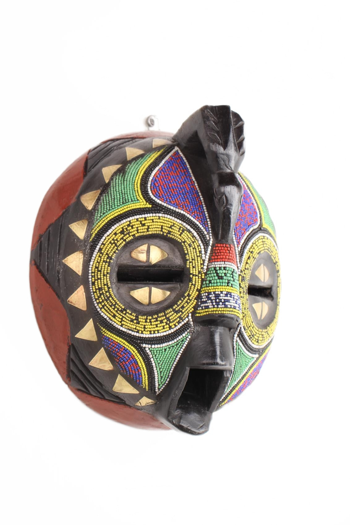 Ashanti Tribe Mask ~13.8" Tall (New 2026) - Masks