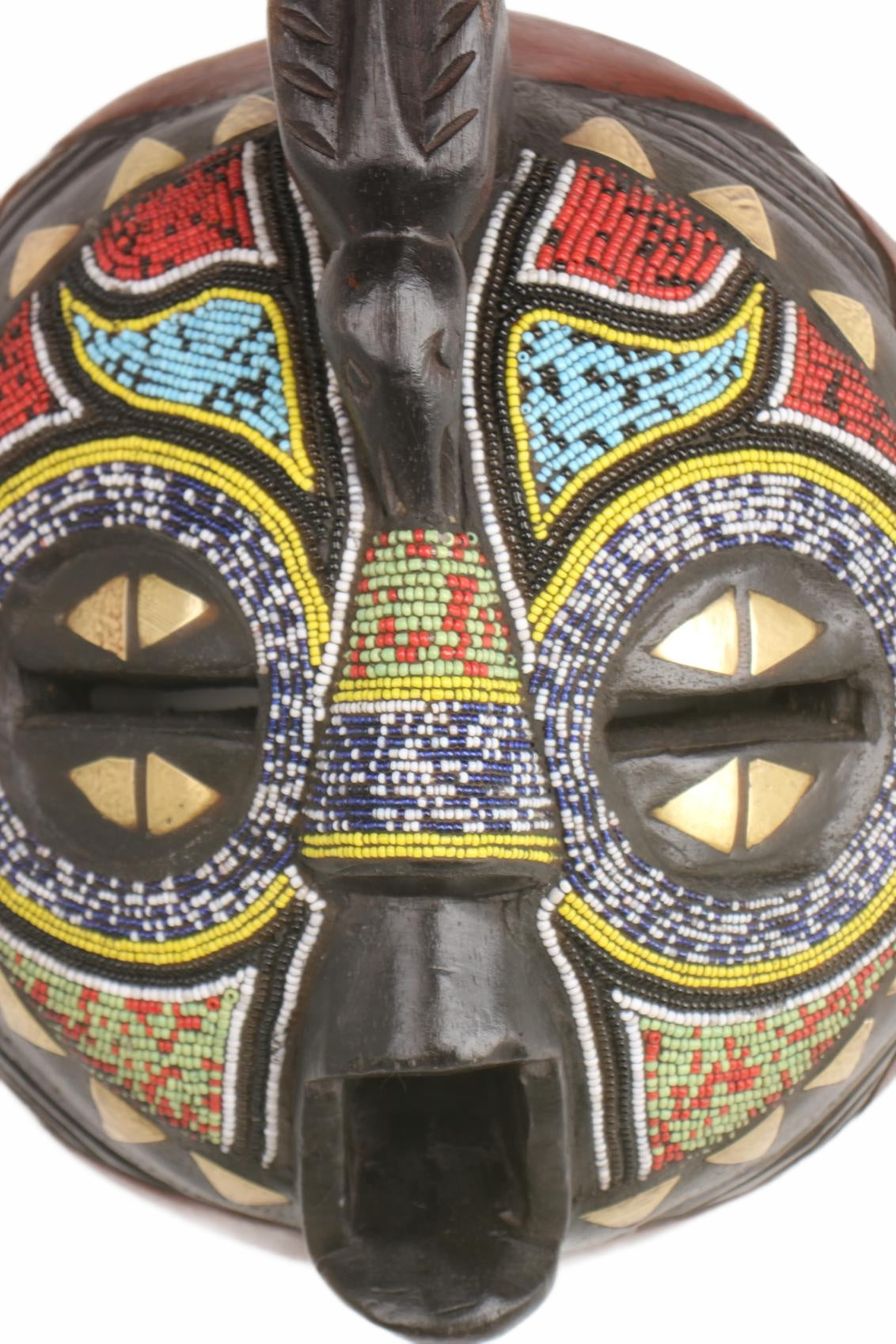 Ashanti Tribe Mask ~13.8" Tall (New 2026) - Masks