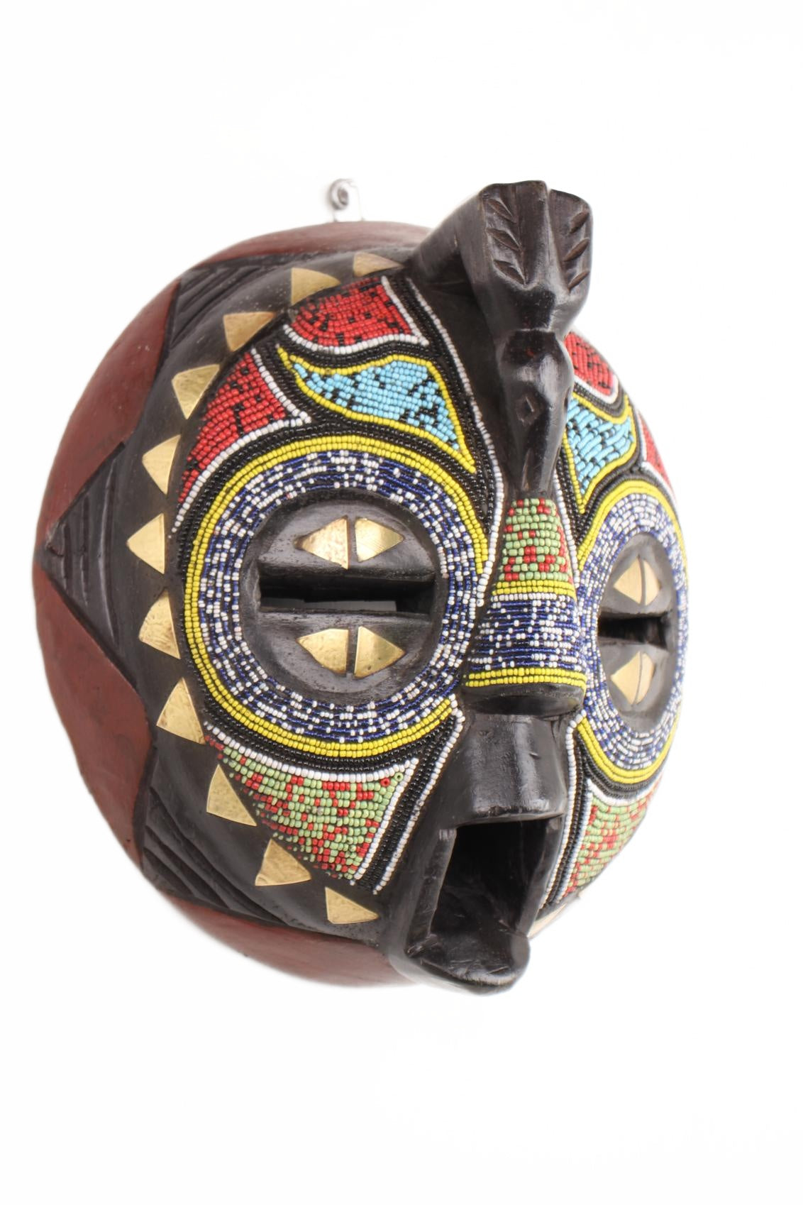 Ashanti Tribe Mask ~13.8" Tall (New 2026) - Masks