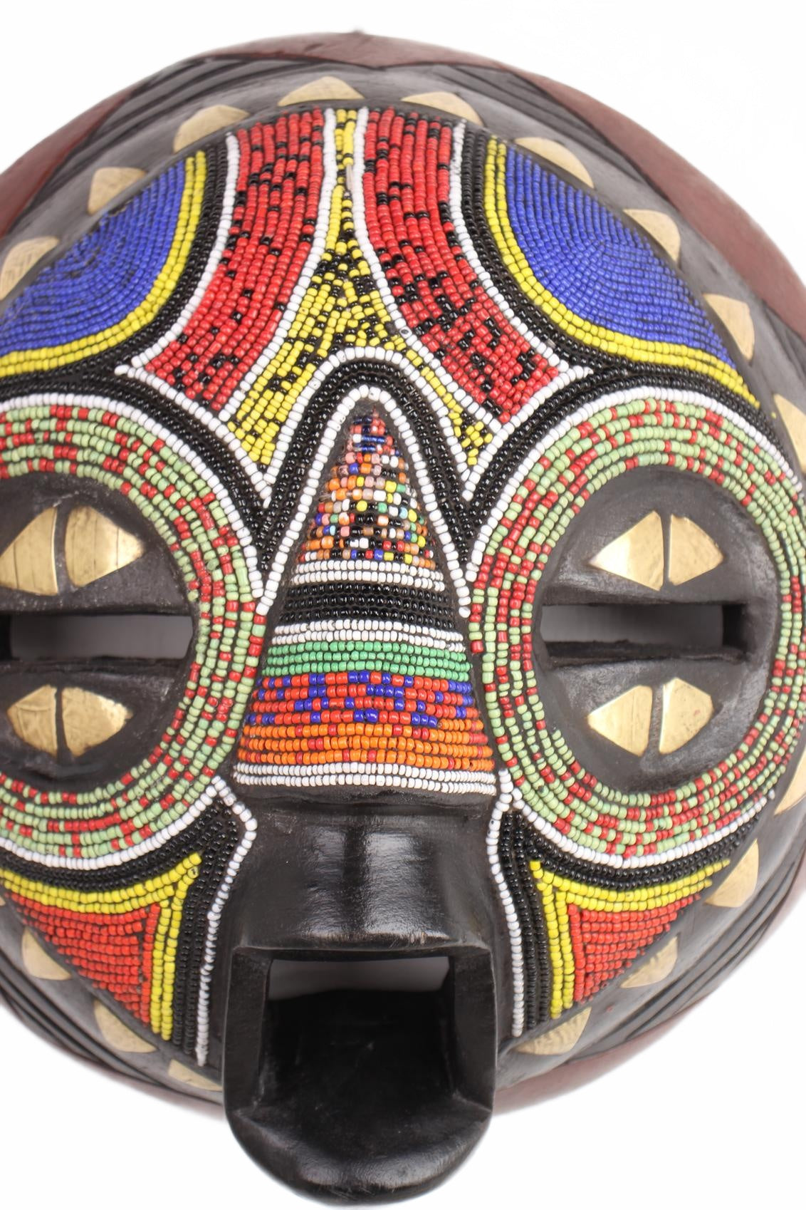 Ashanti Tribe Mask ~13.8" Tall (New 2026) - Masks