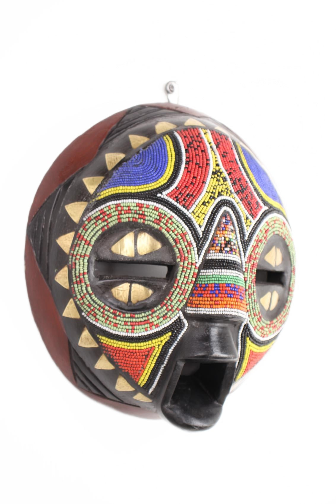 Ashanti Tribe Mask ~13.8" Tall (New 2026) - Masks