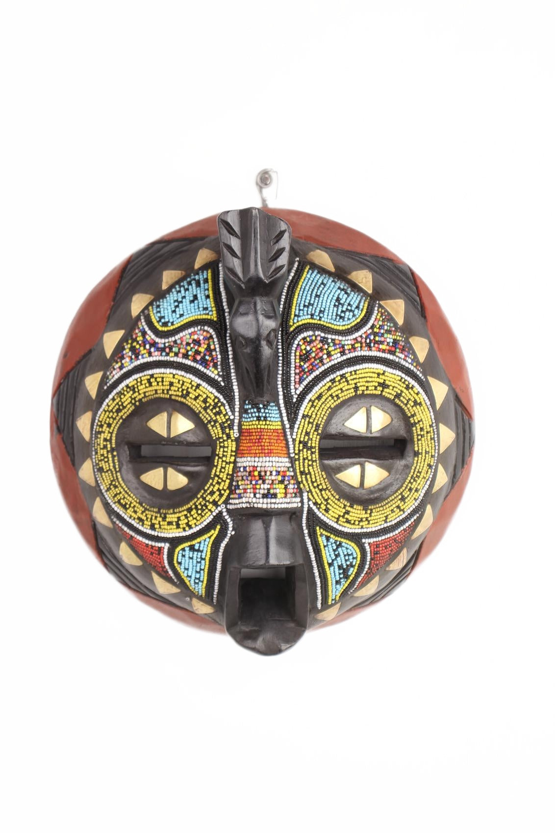 Ashanti Tribe Mask ~13.8" Tall (New 2026) - Masks