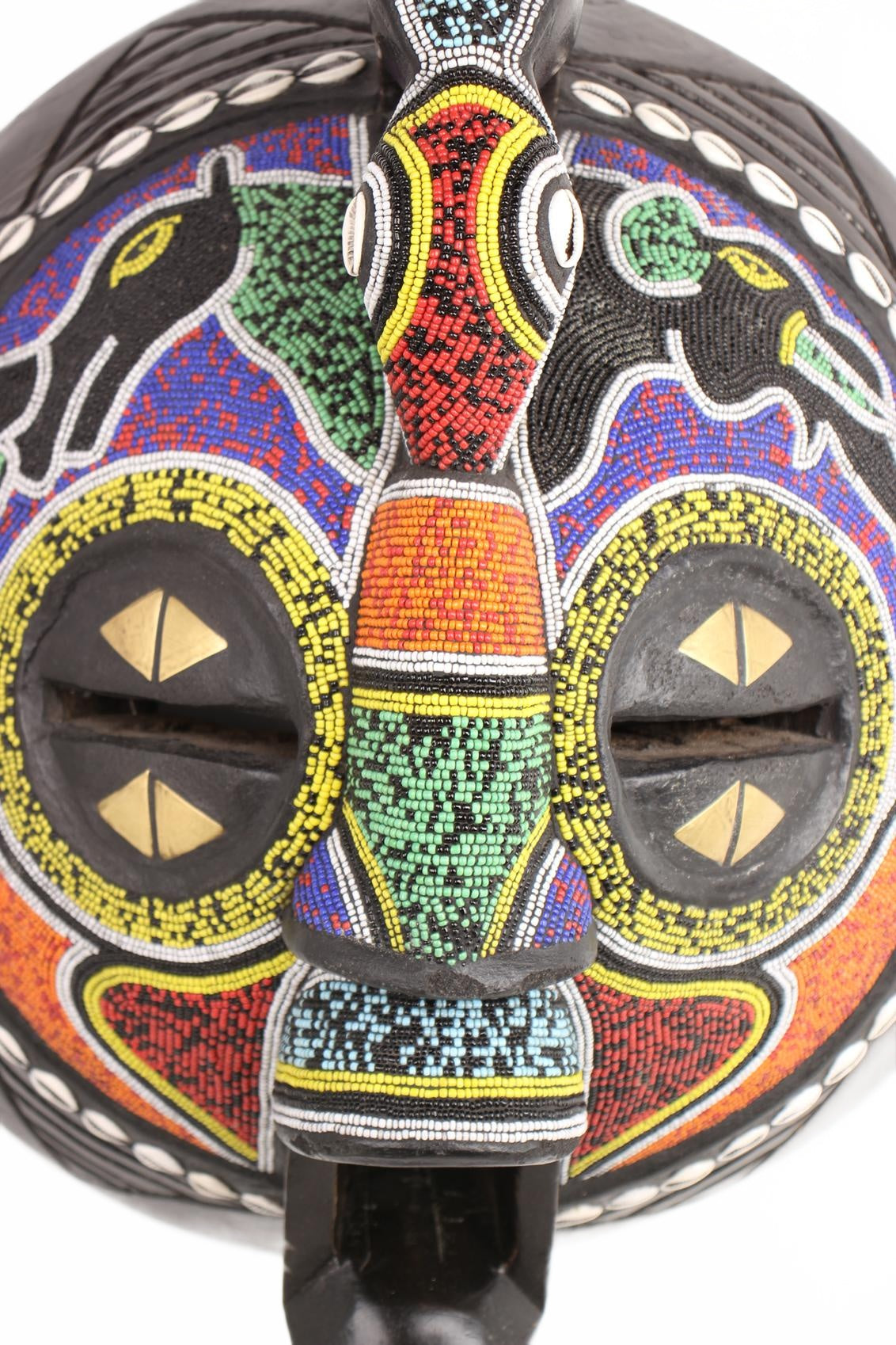 Ashanti Tribe Mask ~17.3" Tall (New 2026) - Masks