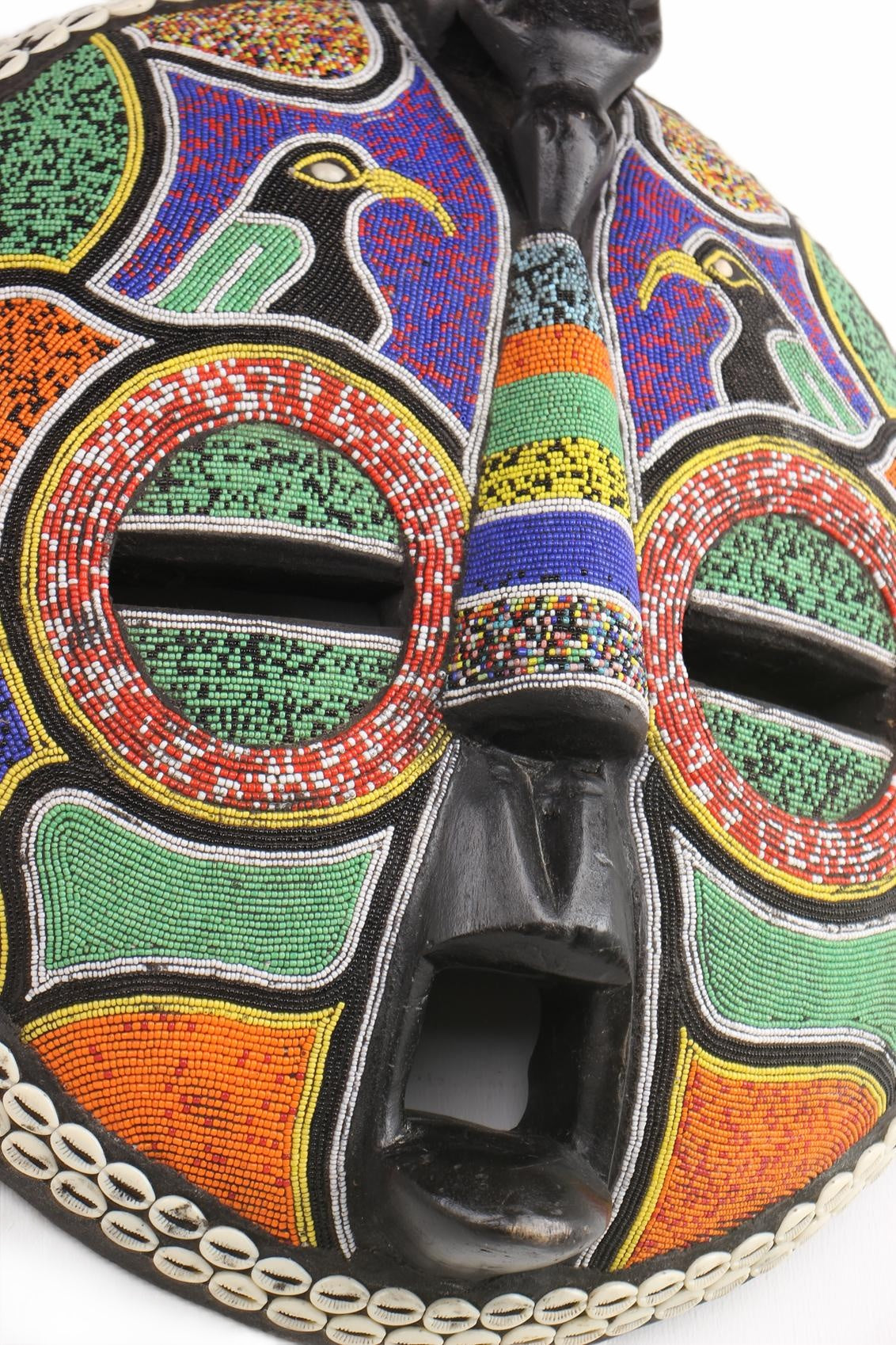 Ashanti Tribe Mask ~20.9" Tall (New 2026) - Masks