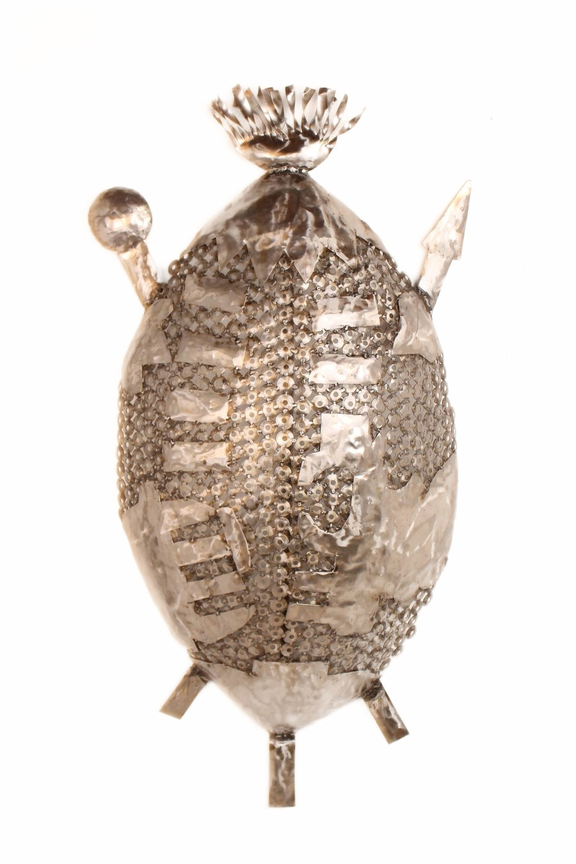 Zulu Tribe Metal Shield ~52.4" Tall (New 2026) - Sculpture & Statuary