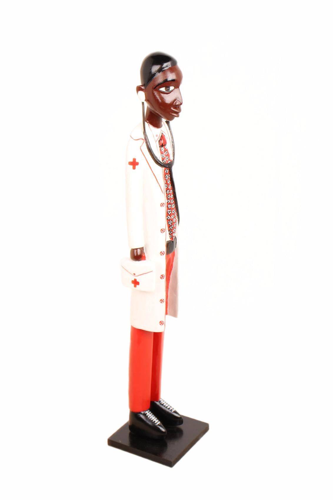 Baule Tribe African Colonial Figures ~33.1" Tall (New 2026) - Sculpture & Statuary