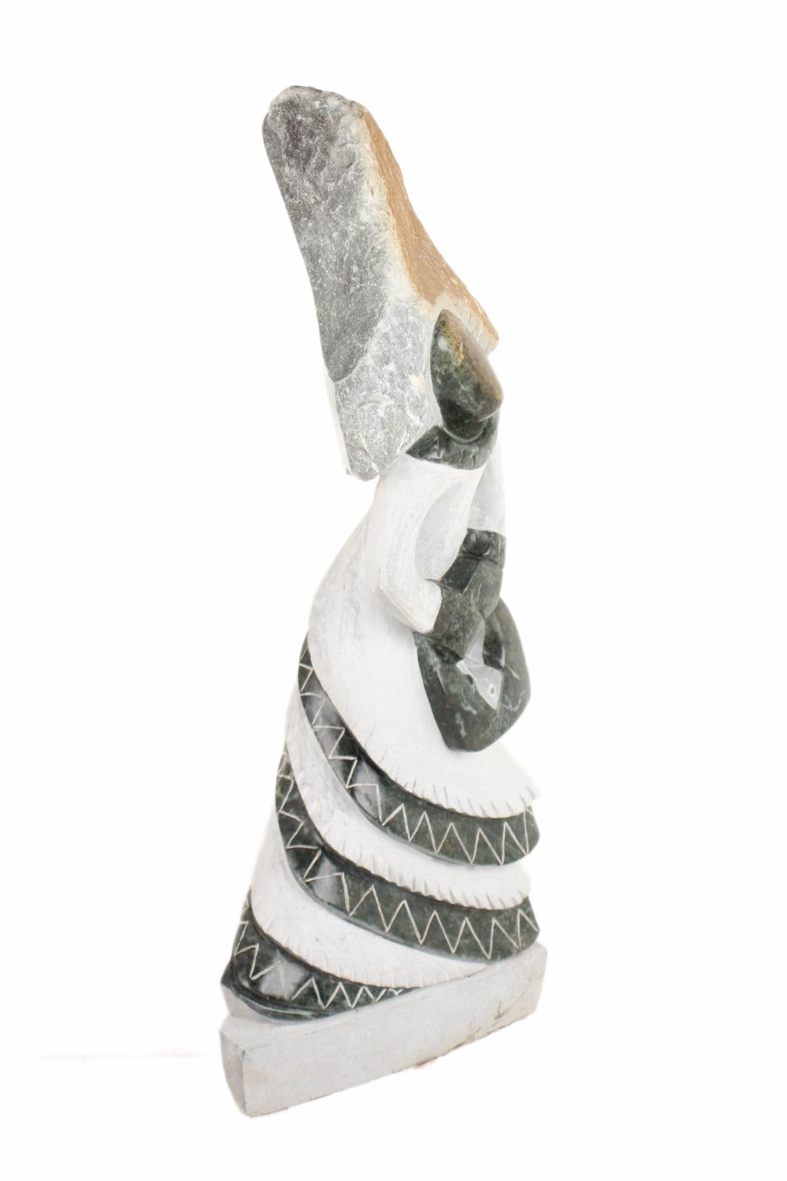 Shona Tribe Springstone Sassy Ladies ~33.1" Tall (New 2026) - Sculpture & Statuary