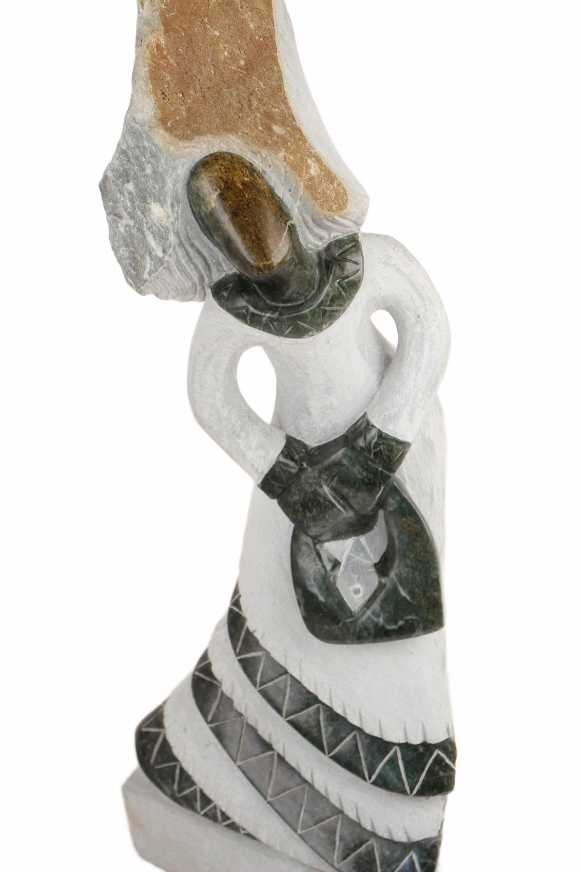Shona Tribe Springstone Sassy Ladies ~33.1" Tall (New 2026) - Sculpture & Statuary