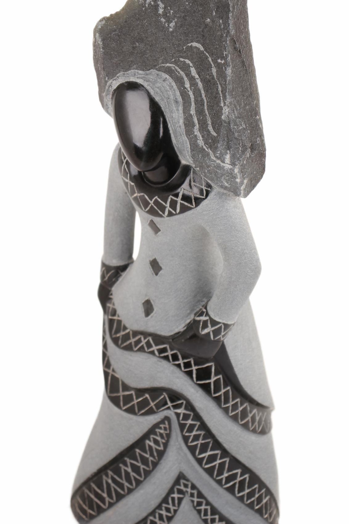 Shona Tribe Springstone Sassy Ladies ~27.6" Tall (New 2026) - Sculpture & Statuary