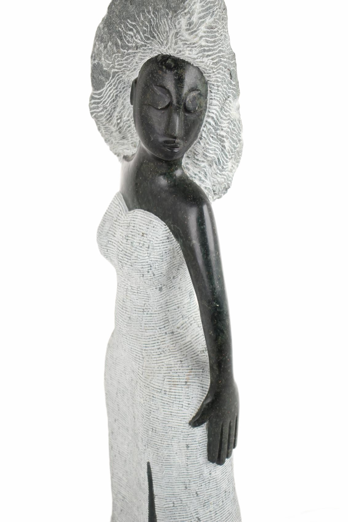 Shona Tribe Springstone Sassy Ladies ~34.3" Tall (New 2026) - Sculpture & Statuary