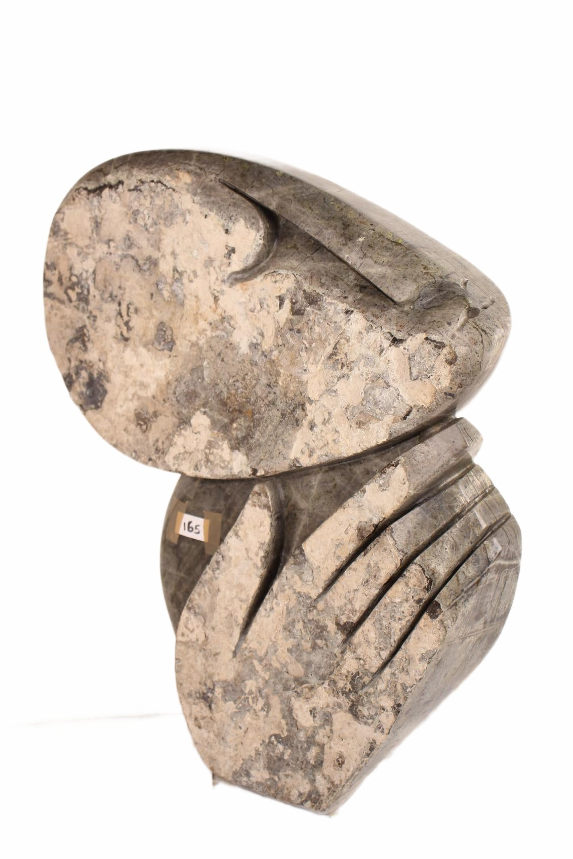 Shona Tribe Butter Jade Thinker ~26.8" Tall (New 2026) - Sculpture & Statuary
