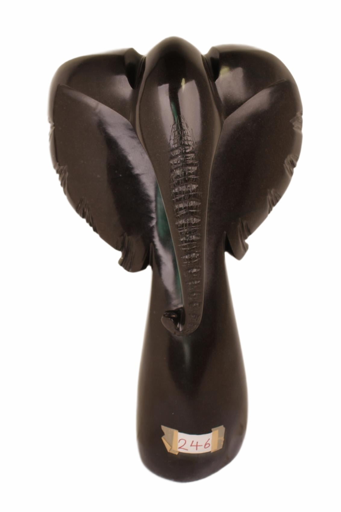 Shona Tribe Springstone Elephant ~31.1" Tall (New 2026) - Sculpture & Statuary