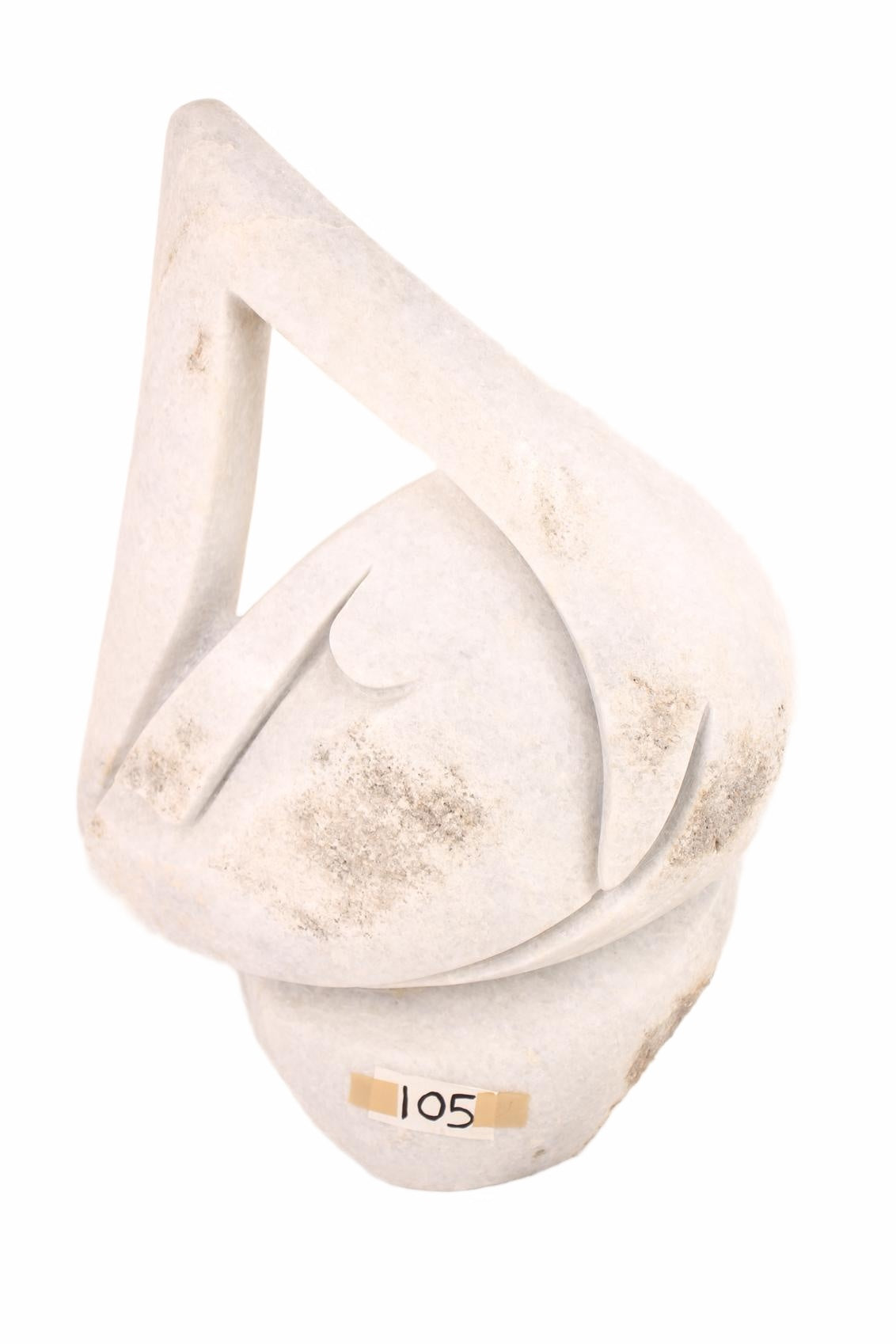 Shona Tribe Dolomite Sculpture ~24.8" Tall (New 2026) - Sculpture & Statuary