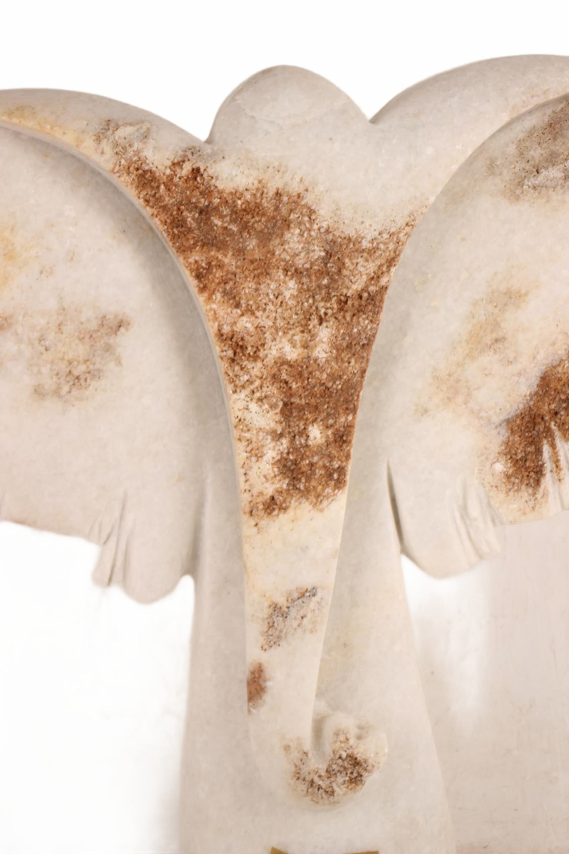 Shona Tribe Dolomite Elephant ~27.6" Tall (New 2026) - Sculpture & Statuary