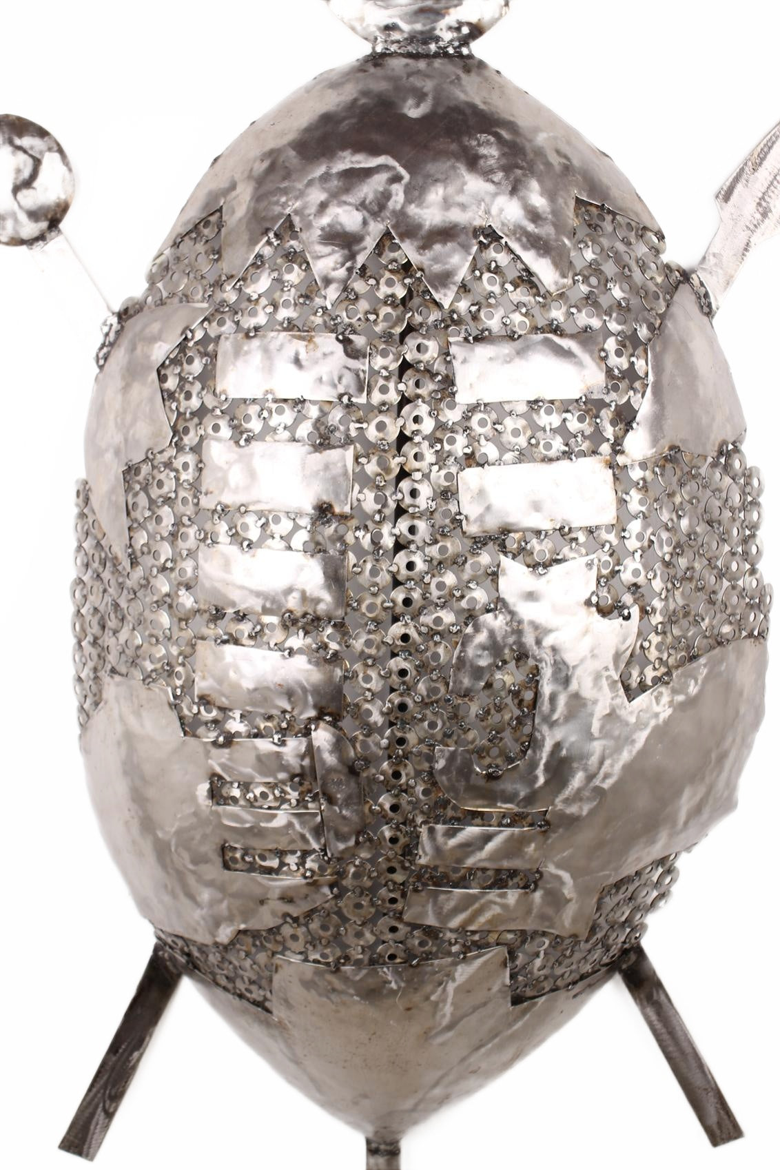 Zulu Tribe Metal Shield ~52.0" Tall (New 2026) - Sculpture & Statuary