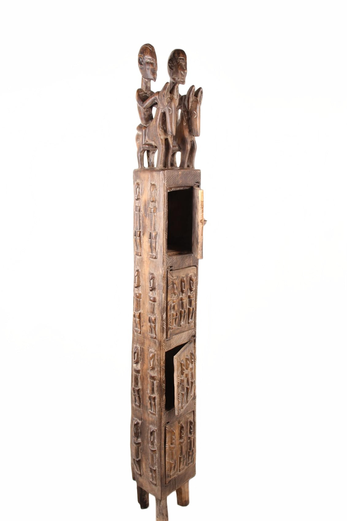 Dogon Tribe Jewelry Box ~59.8" Tall (New 2026) - Sculpture & Statuary