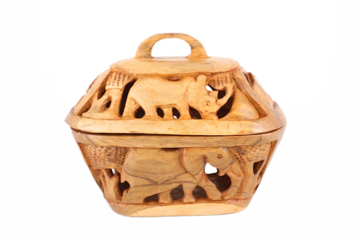 Ndebele/Matabele Tribe Motopo Basket ~8.7" Tall (New 2026) - Utilitarian & Ritual Objects