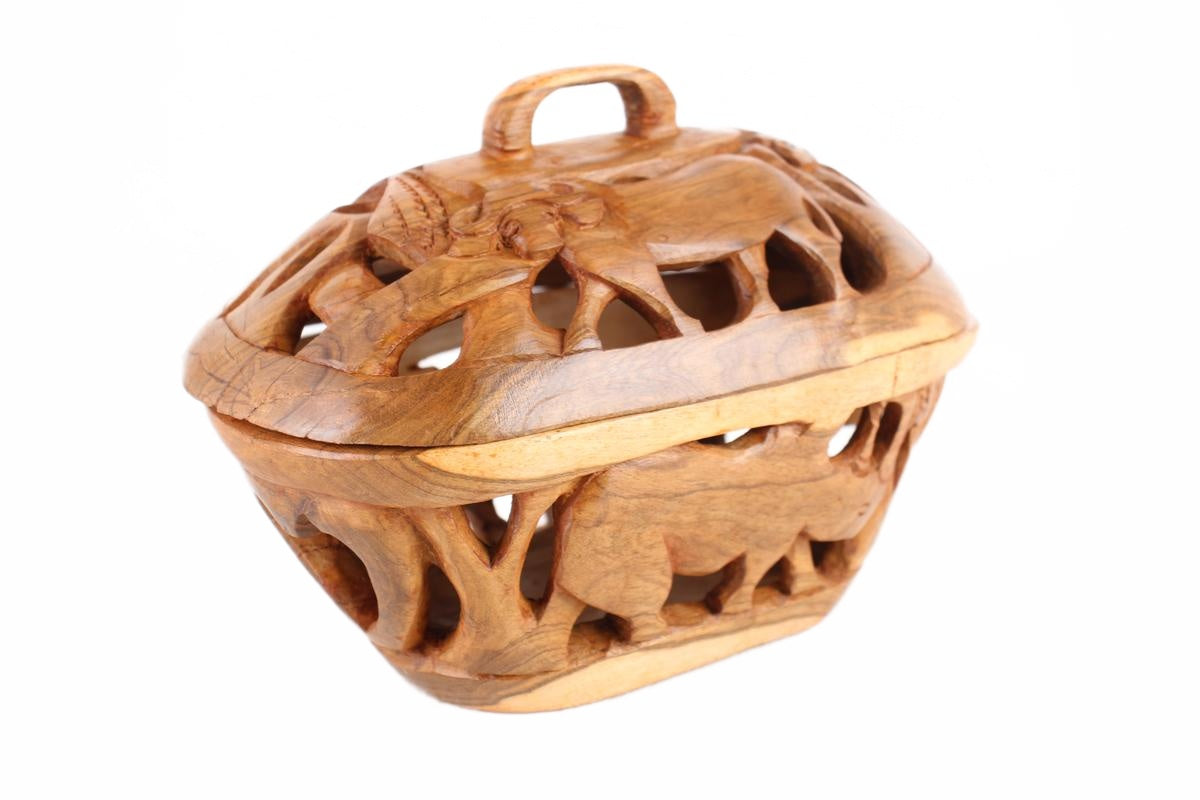 Ndebele/Matabele Tribe Motopo Basket ~6.7" Tall (New 2026) - Utilitarian & Ritual Objects