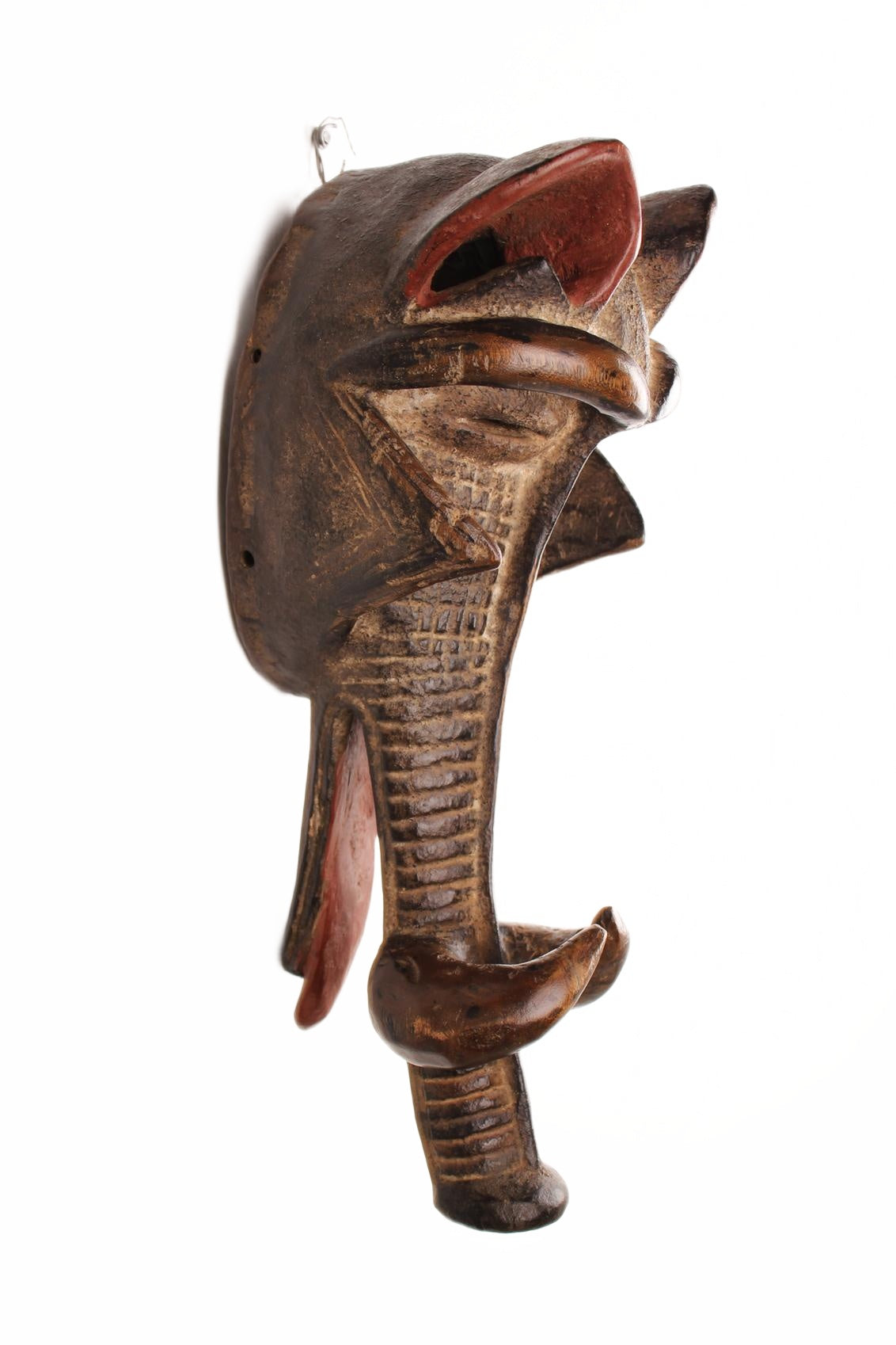 Baule Tribe Elephant Mask ~21.3" Tall (New 2026) - Masks