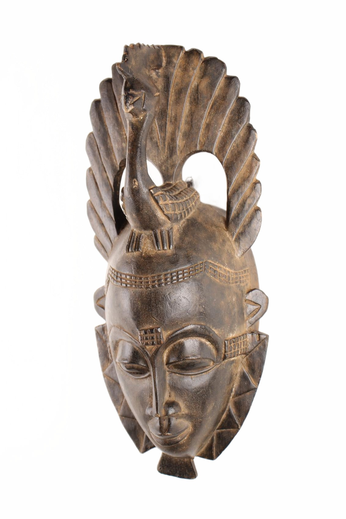Baule Tribe Mask ~20.1" Tall (New 2026) - Masks